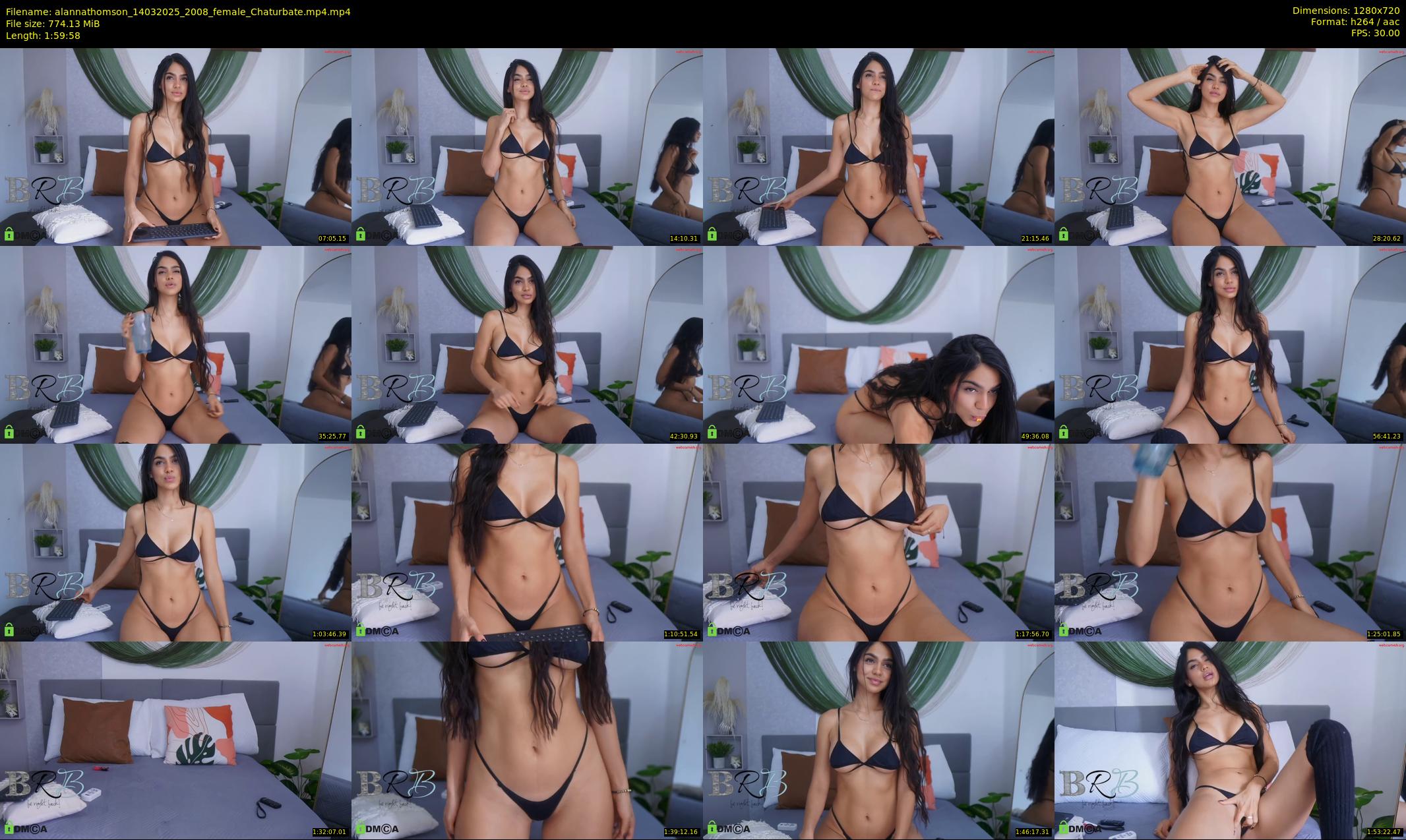 alannathomson — 120 minute Chaturbate female cam show recording, 720p, Mar 14, 2025