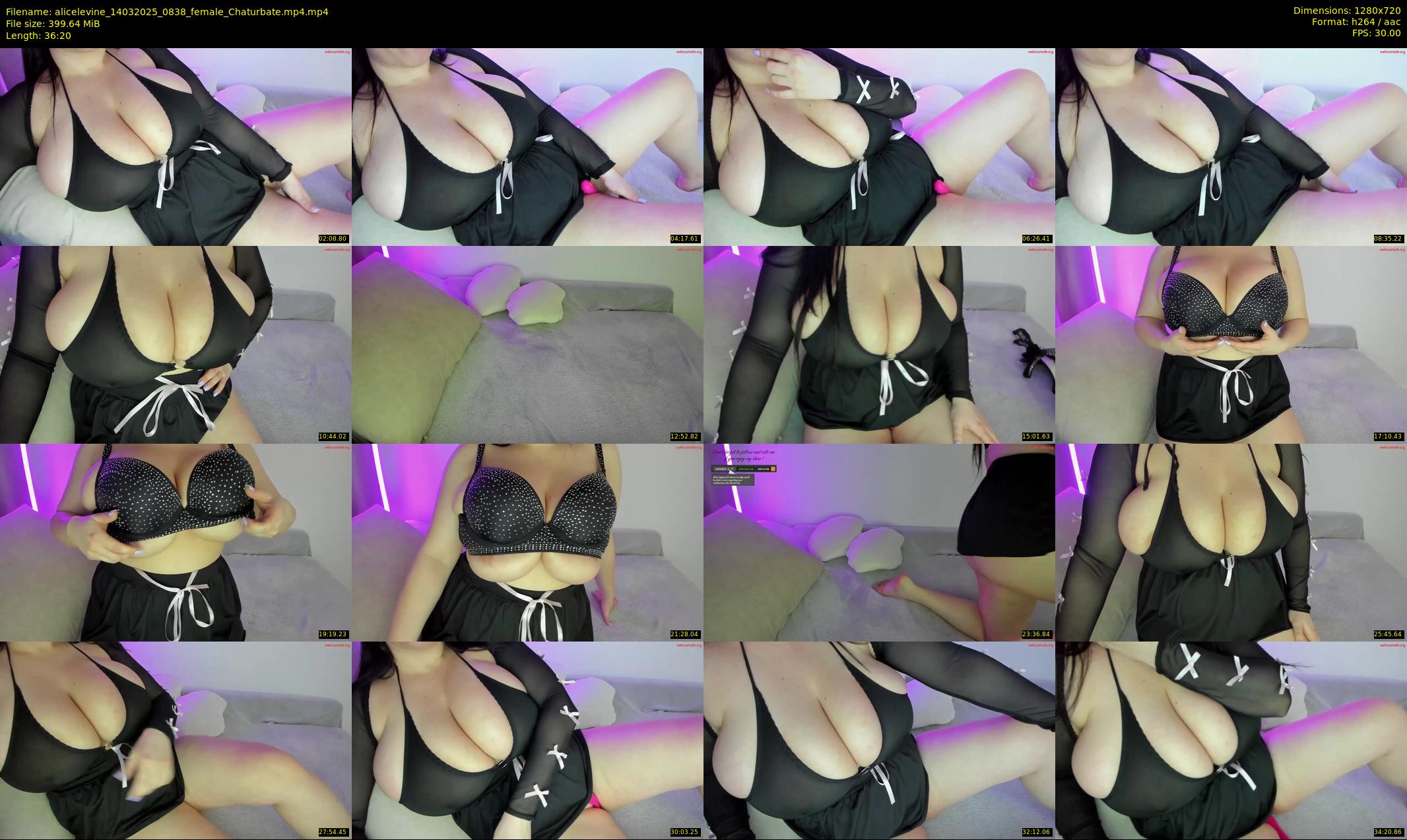 alicelevine — 37 minute Chaturbate female cam show recording, 720p, Mar 14, 2025