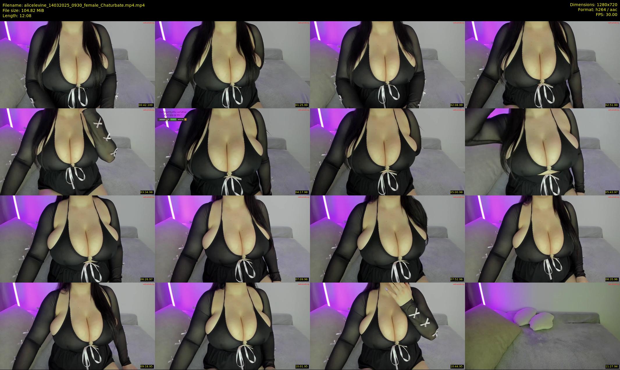 alicelevine — 13 minute Chaturbate female cam show recording, 720p, Mar 14, 2025