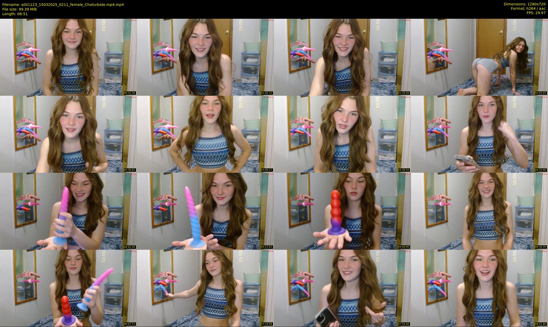 aliii1123 — 9 minute Chaturbate female cam show recording, 720p, Mar 15, 2025