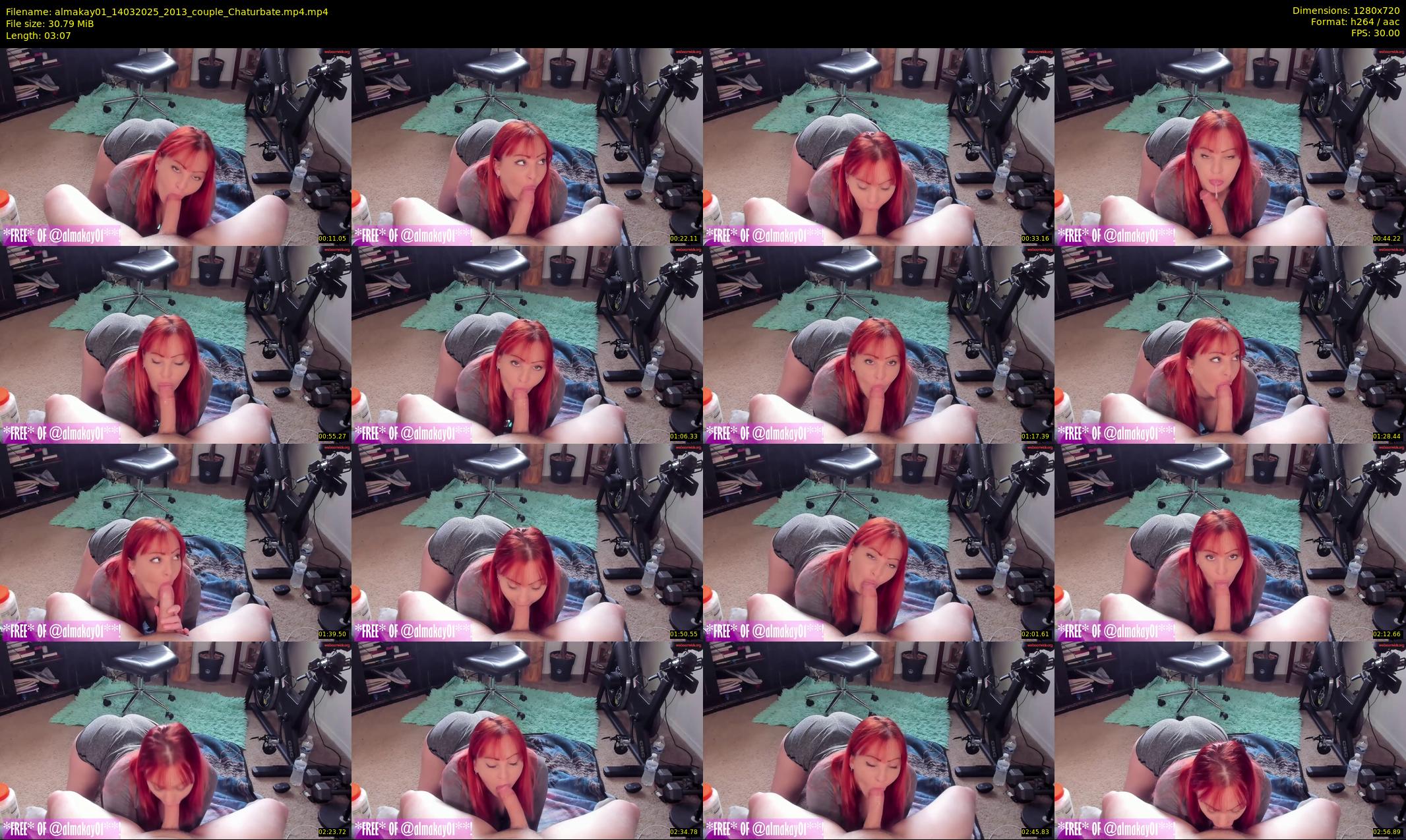 almakay01 — 4 minute Chaturbate couple cam show recording, 720p, Mar 14, 2025
