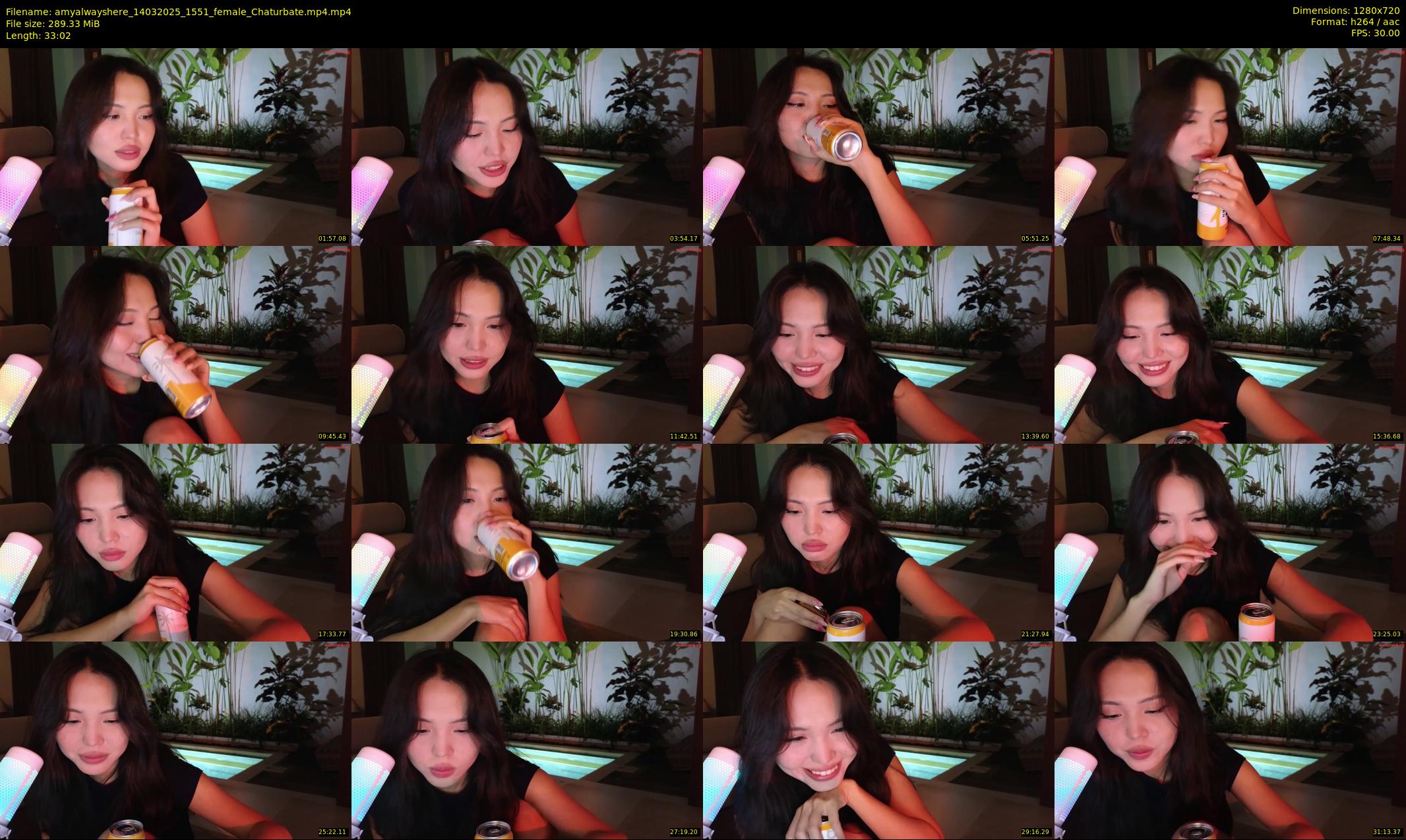 amyalwayshere — 34 minute Chaturbate female cam show recording, 720p, Mar 14, 2025