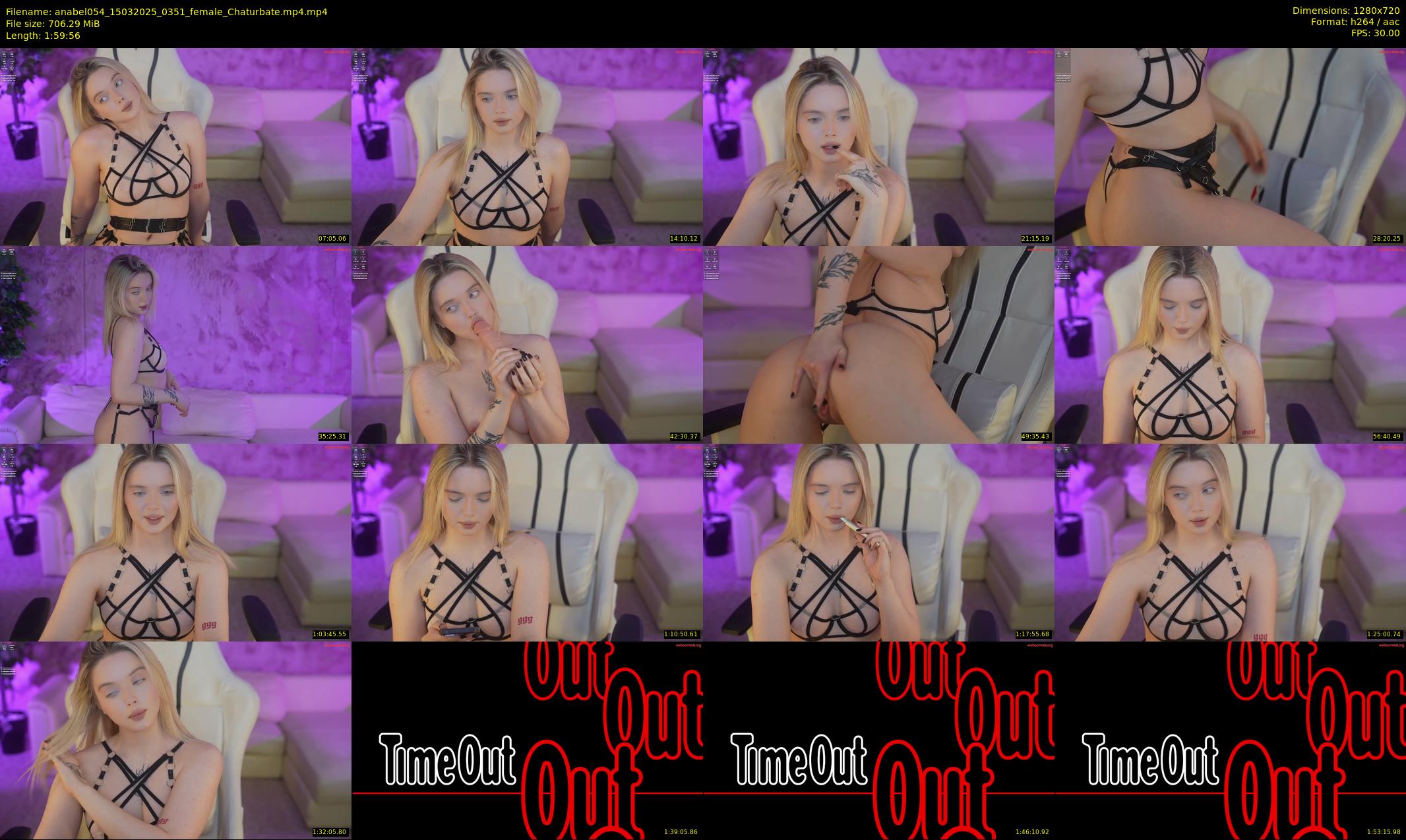 anabel054 — 120 minute Chaturbate female cam show recording, 720p, Mar 15, 2025
