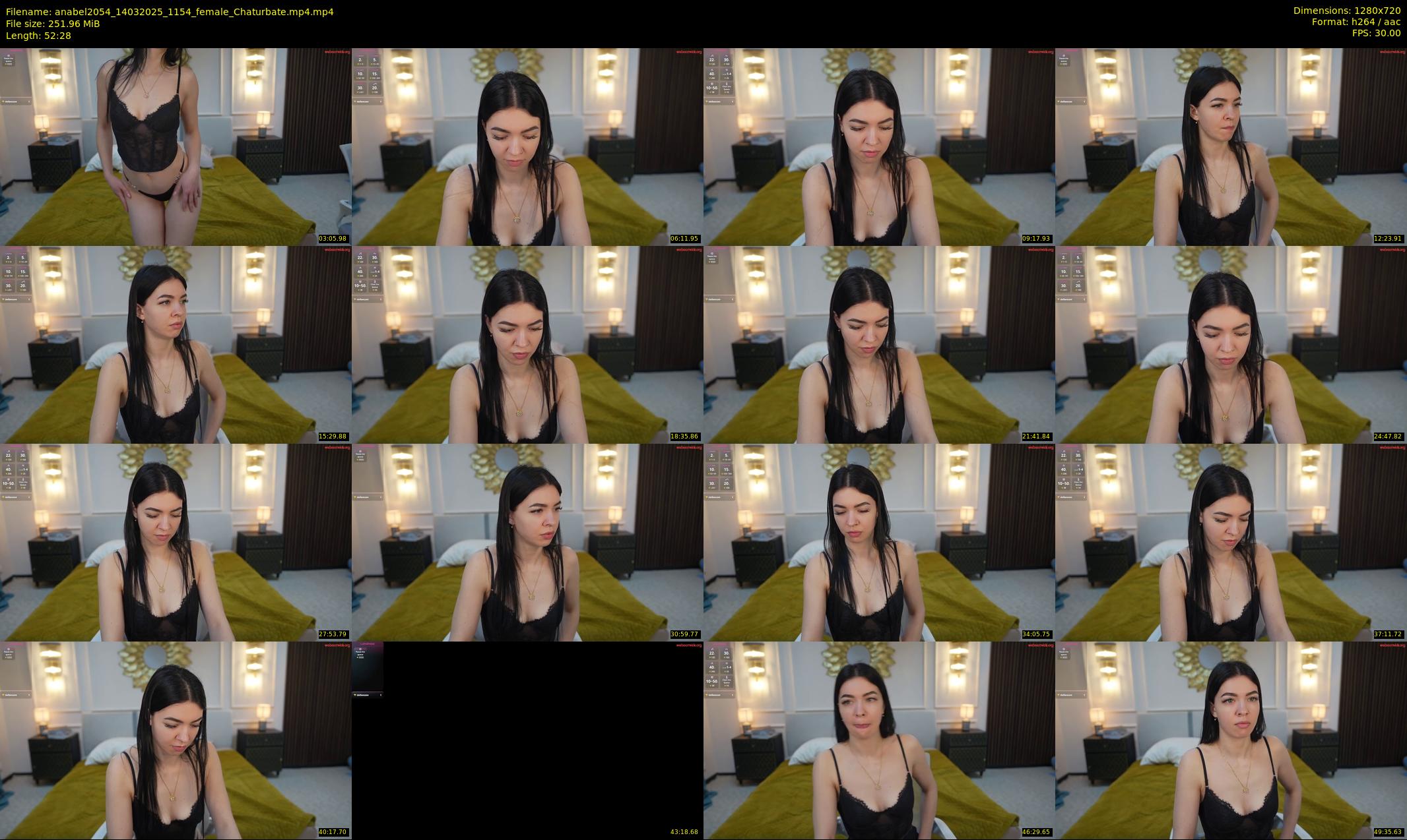 anabel2054 — 53 minute Chaturbate female cam show recording, 720p, Mar 14, 2025