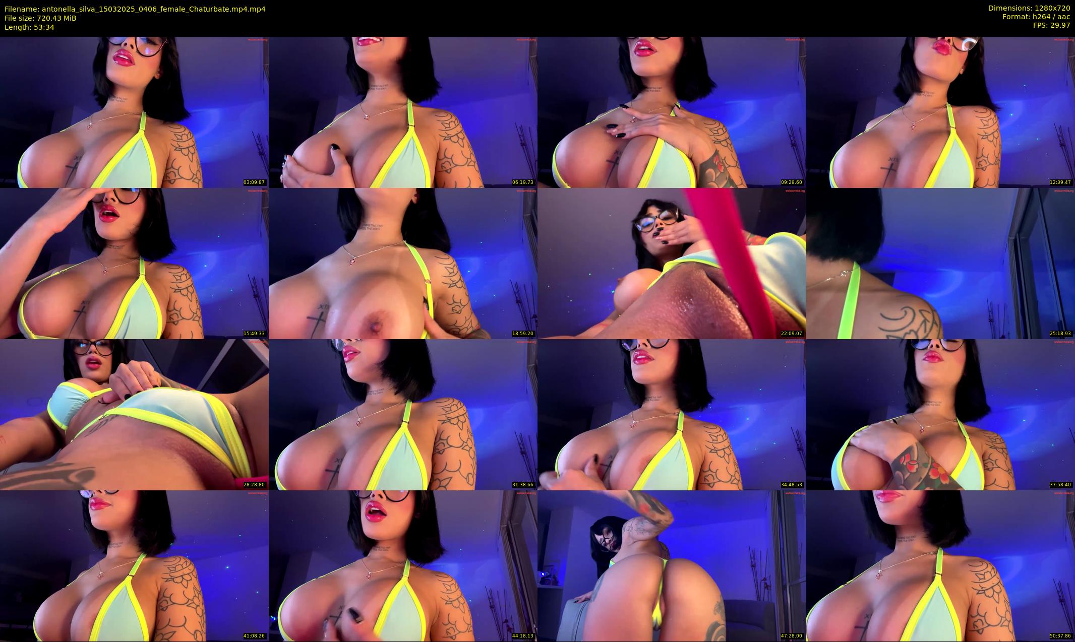 antonella_silva — 54 minute Chaturbate female cam show recording, 720p, Mar 15, 2025