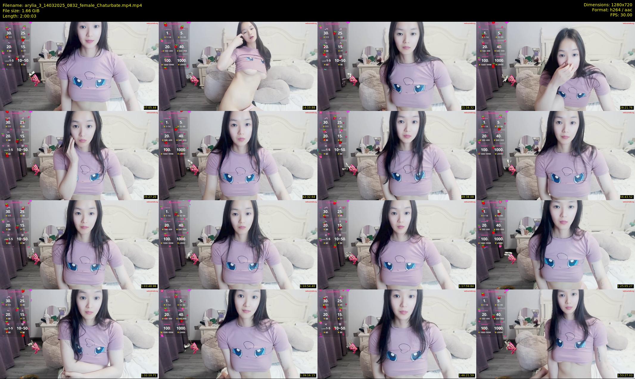 arylia_3 — 121 minute Chaturbate female cam show recording, 720p, Mar 14, 2025