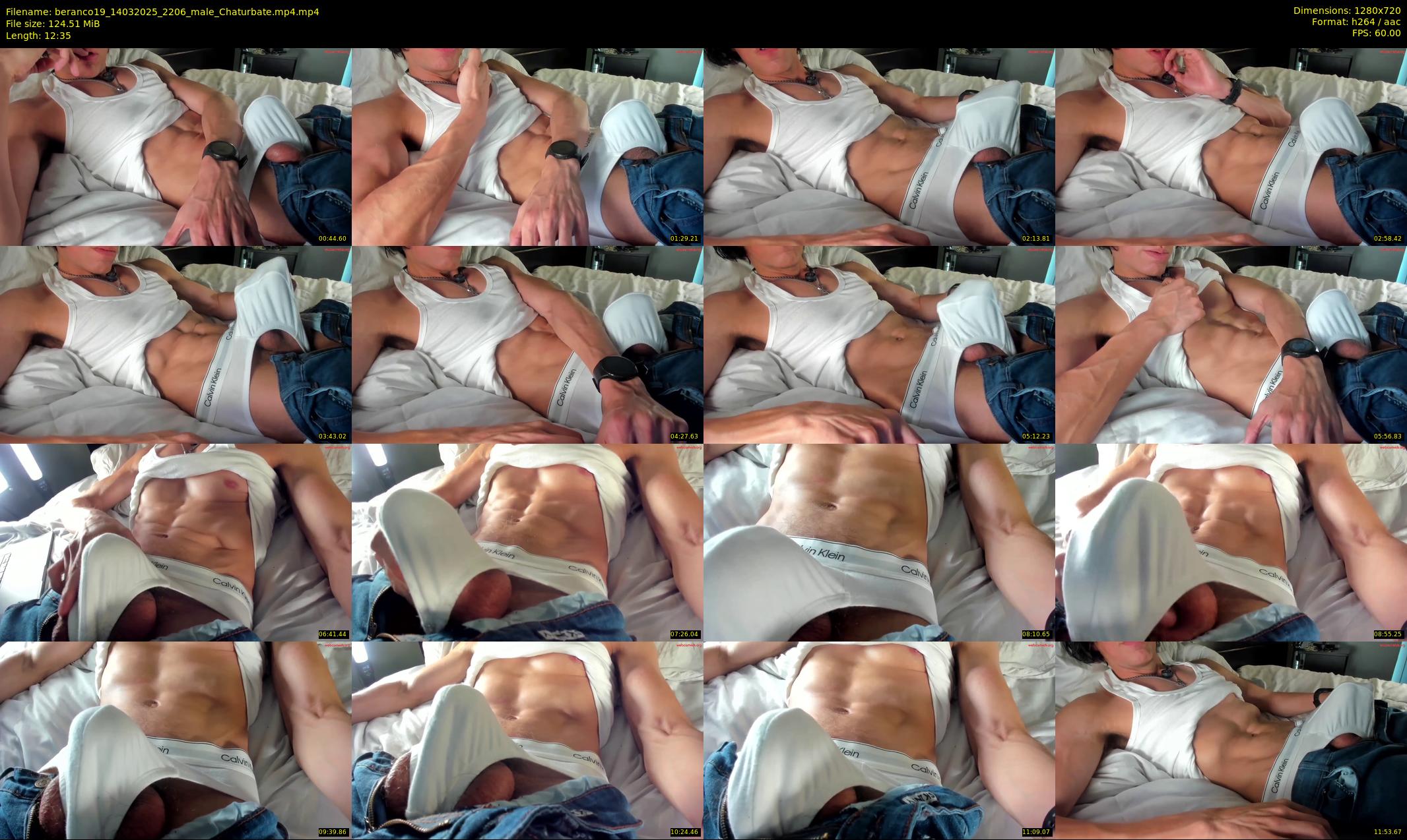 beranco19 — 13 minute Chaturbate male cam show recording, 720p, Mar 14, 2025