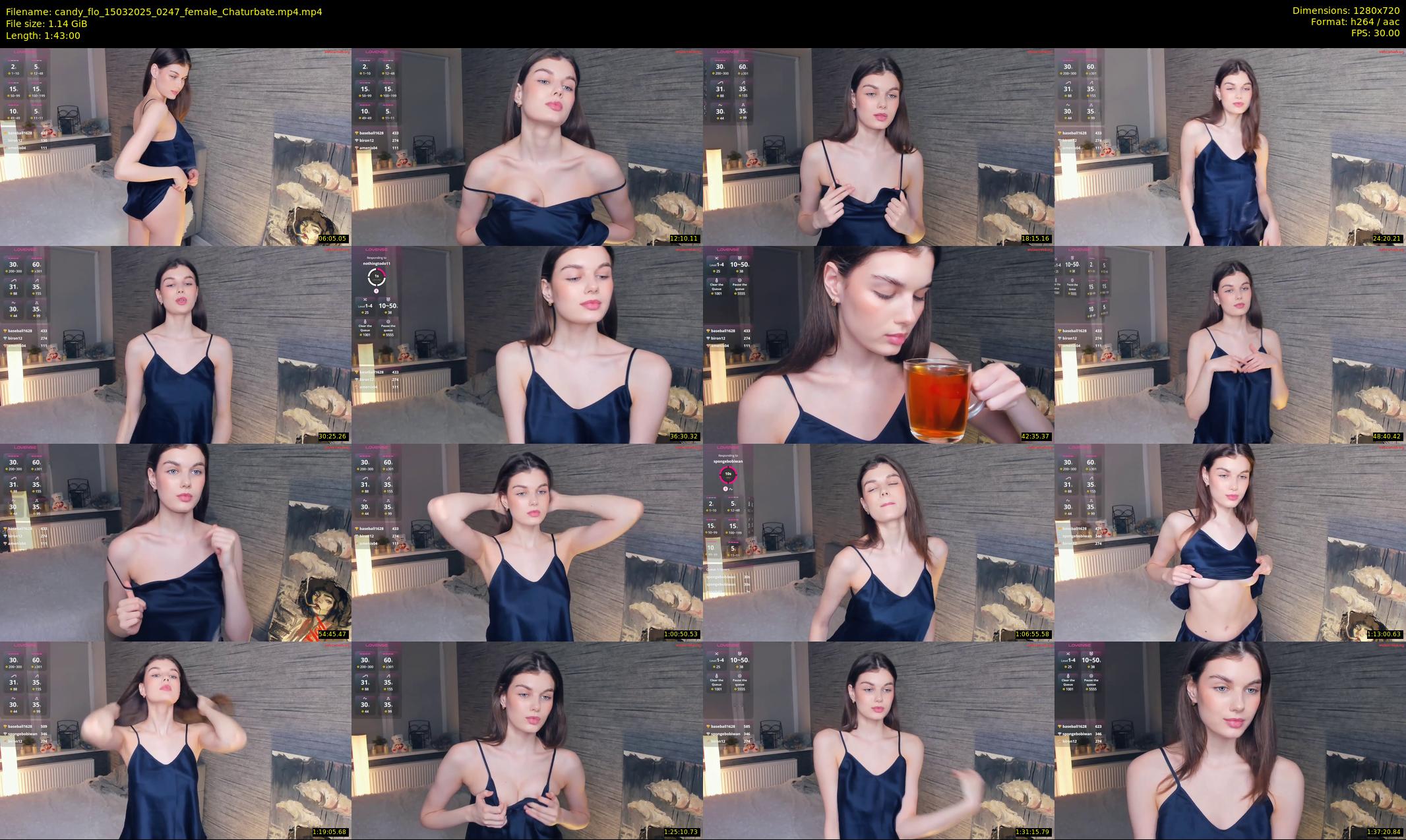 candy_flo — 103 minute Chaturbate female cam show recording, 720p, Mar 15, 2025