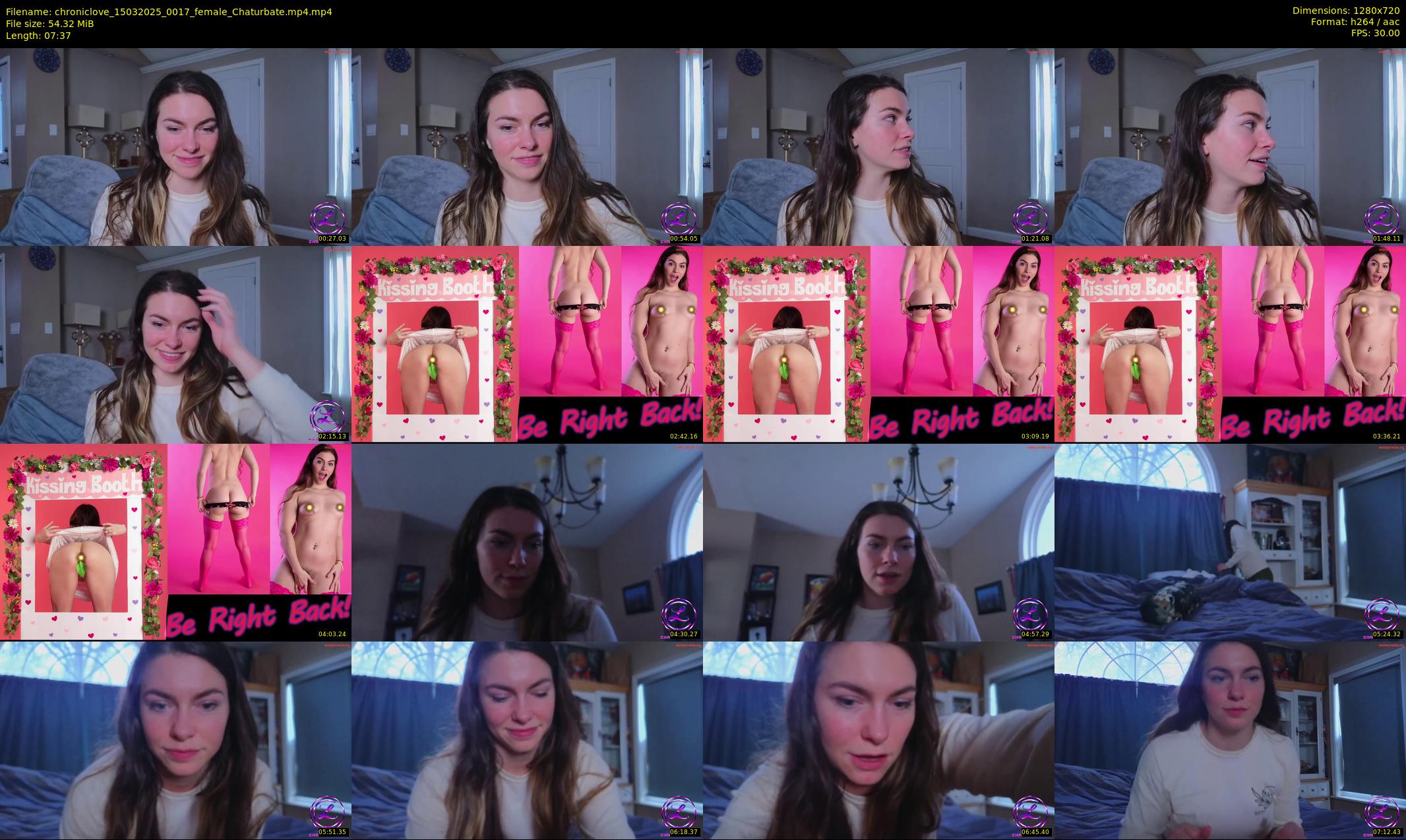 chroniclove — 8 minute Chaturbate female cam show recording, 720p, Mar 15, 2025