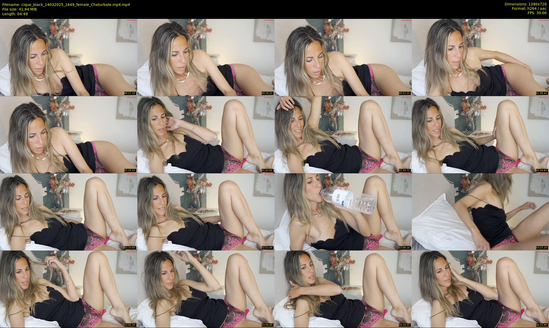 cique_black — 5 minute Chaturbate female cam show recording, 720p, Mar 14, 2025