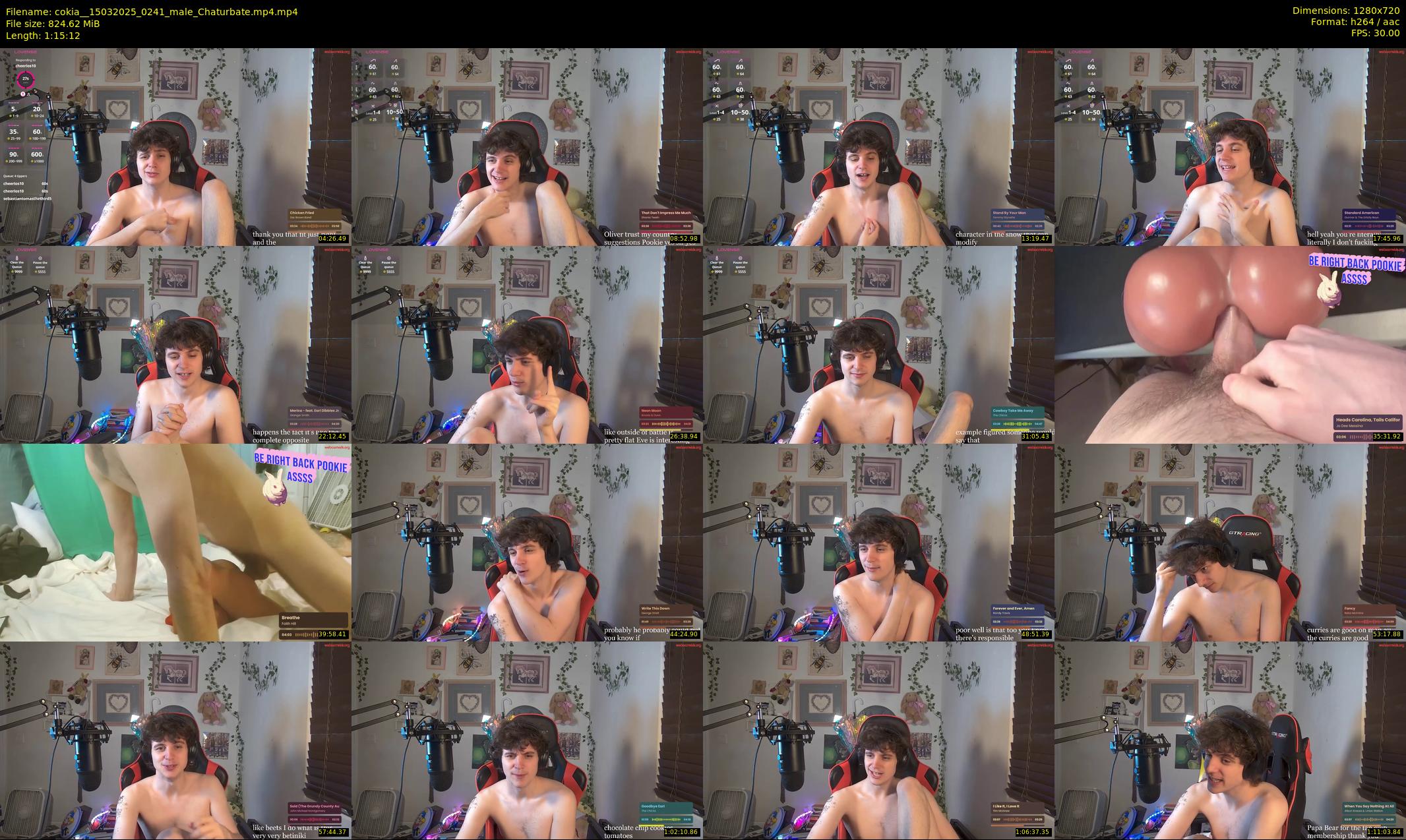 cokia_ — 76 minute Chaturbate male cam show recording, 720p, Mar 15, 2025