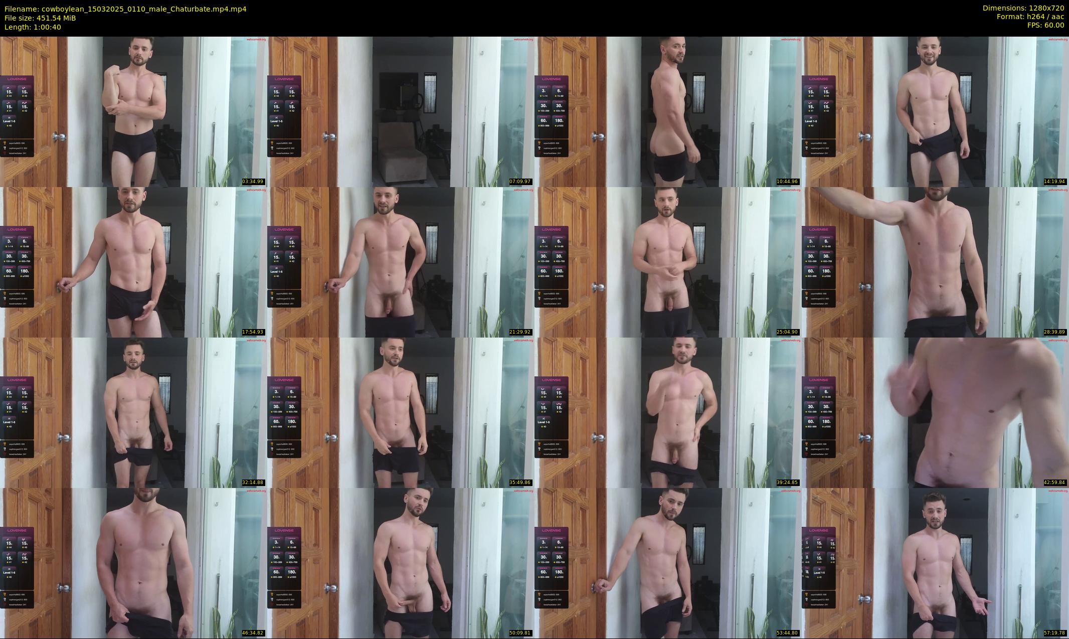 cowboylean — 61 minute Chaturbate male cam show recording, 720p, Mar 15, 2025