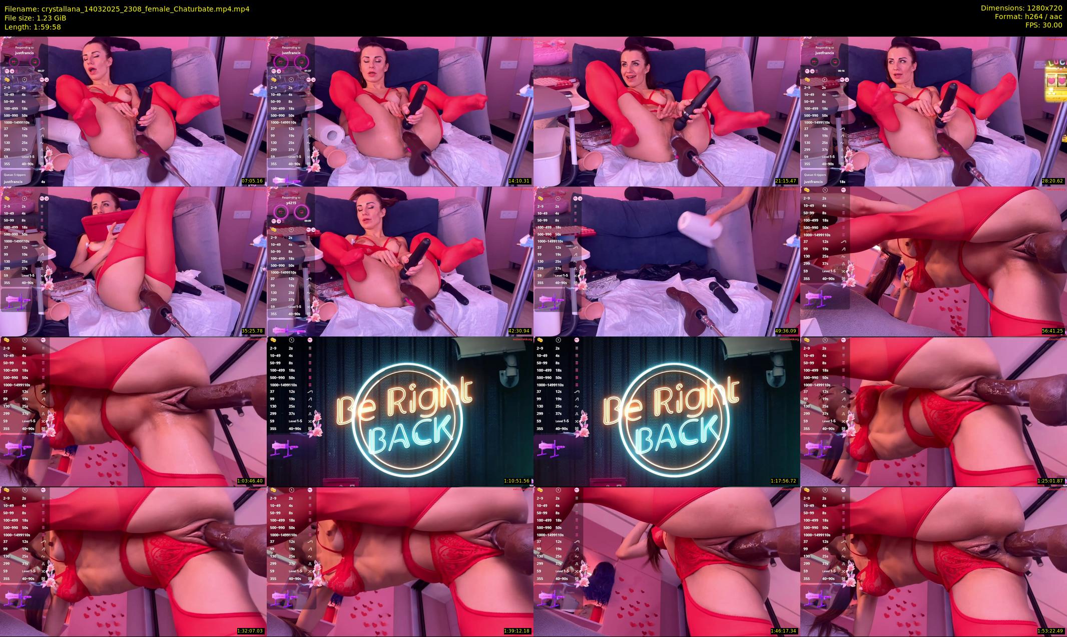 crystallana — 120 minute Chaturbate female cam show recording, 720p, Mar 14, 2025