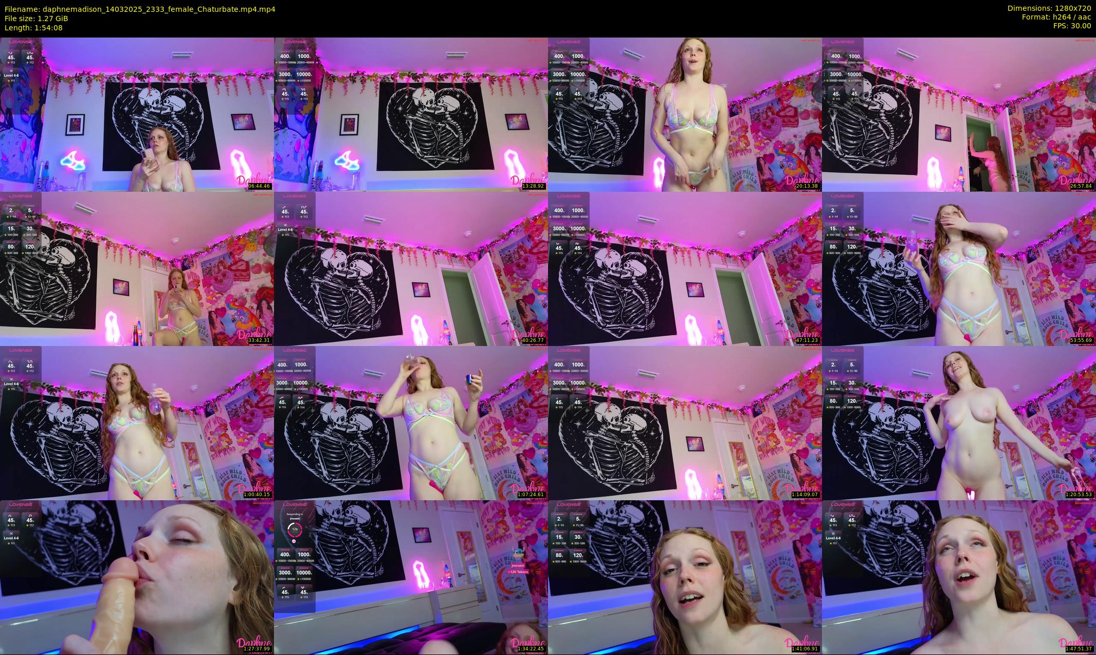 daphnemadison — 115 minute Chaturbate couple cam show recording, 720p, Mar 14, 2025