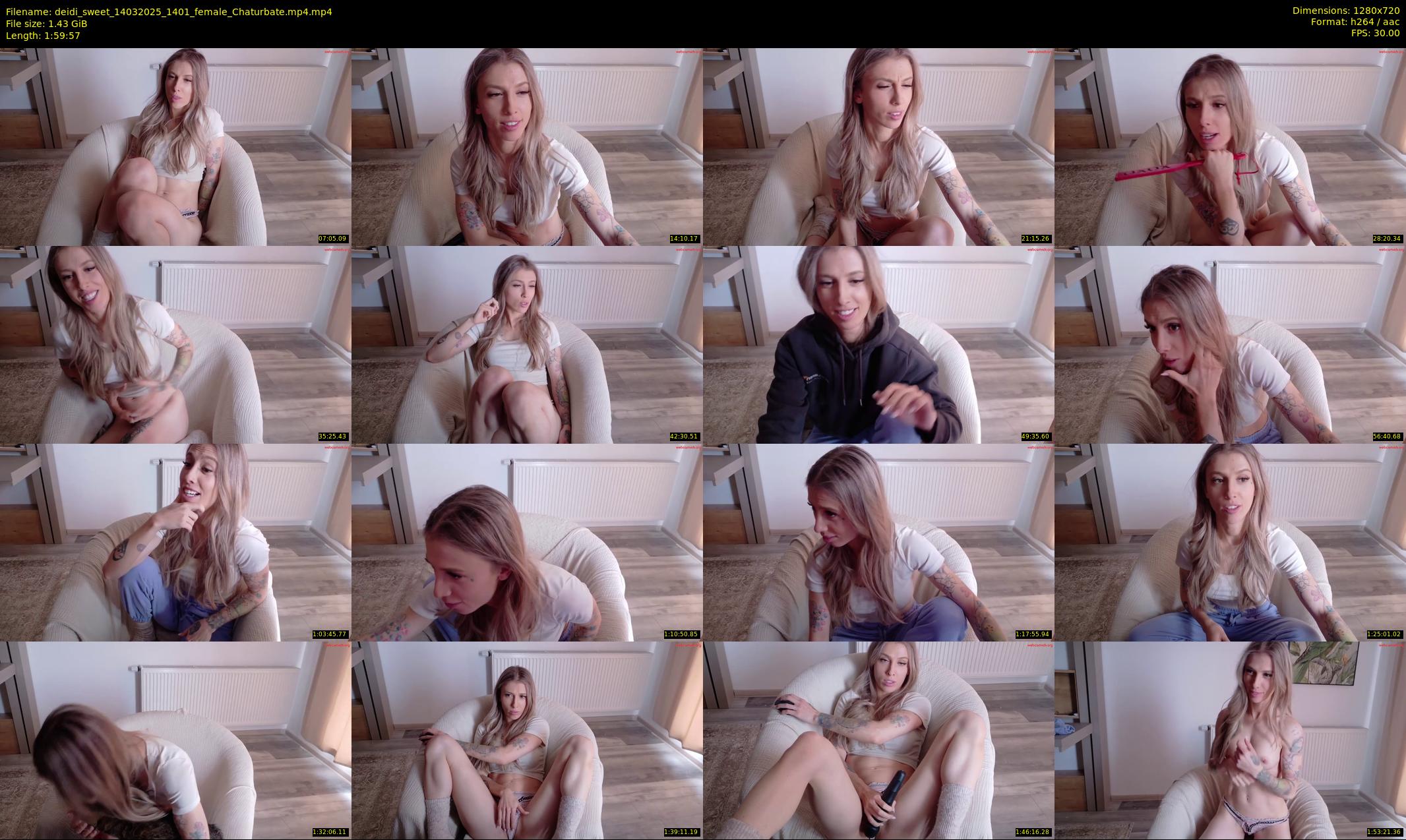 deidi_sweet — 120 minute Chaturbate female cam show recording, 720p, Mar 14, 2025