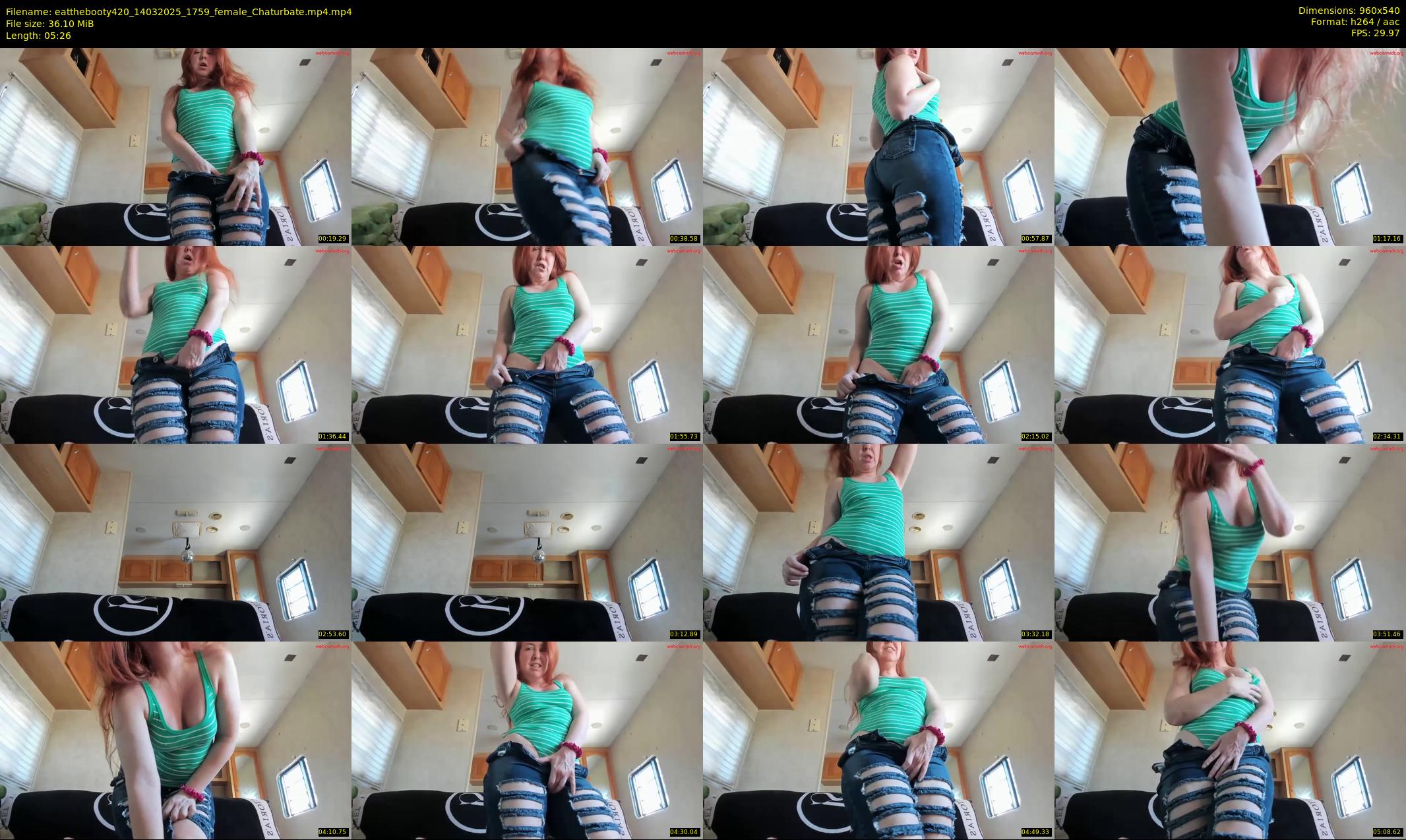 eatthebooty420 — 6 minute Chaturbate female cam show recording, 480p, Mar 14, 2025