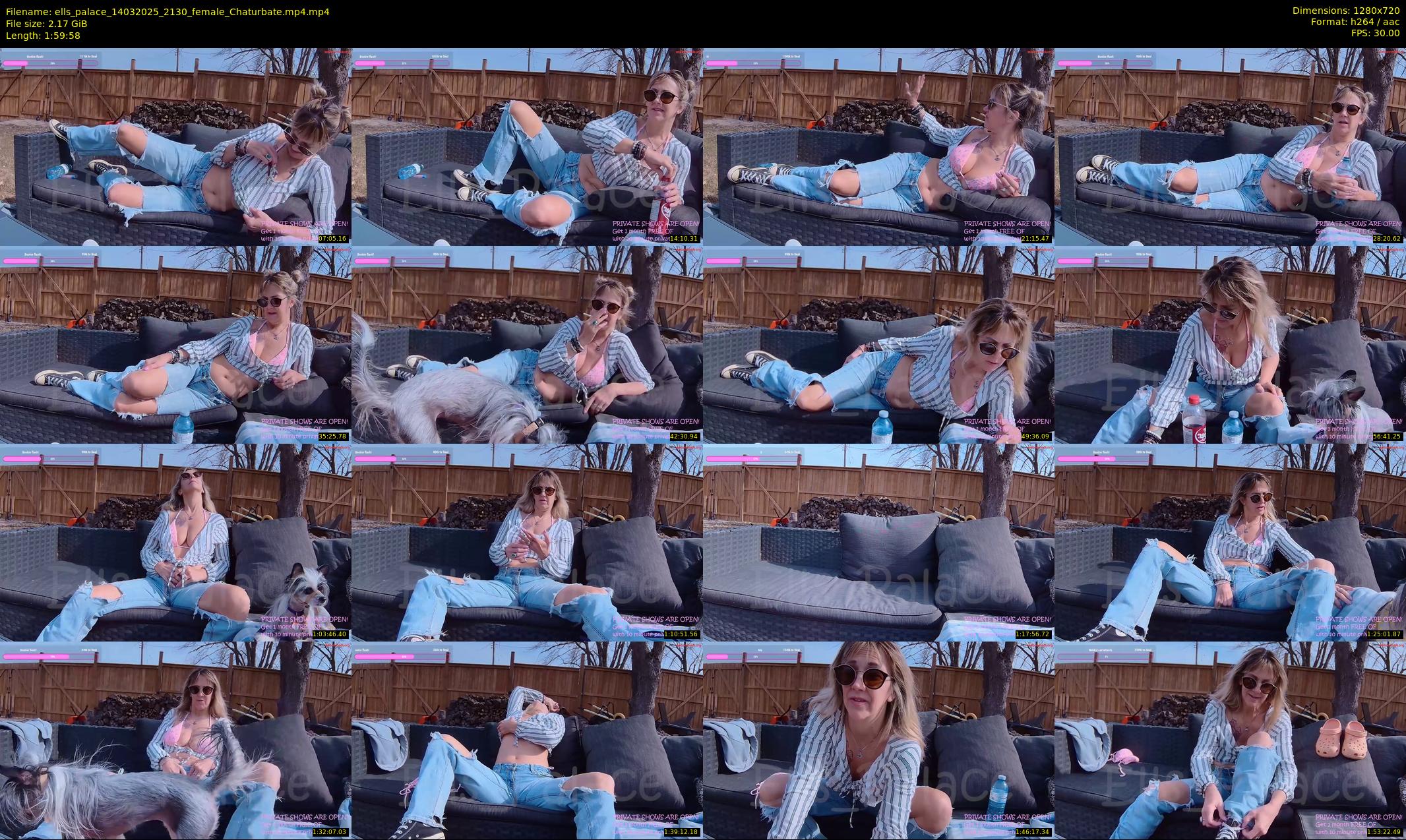 ells_palace — 120 minute Chaturbate female cam show recording, 720p, Mar 14, 2025