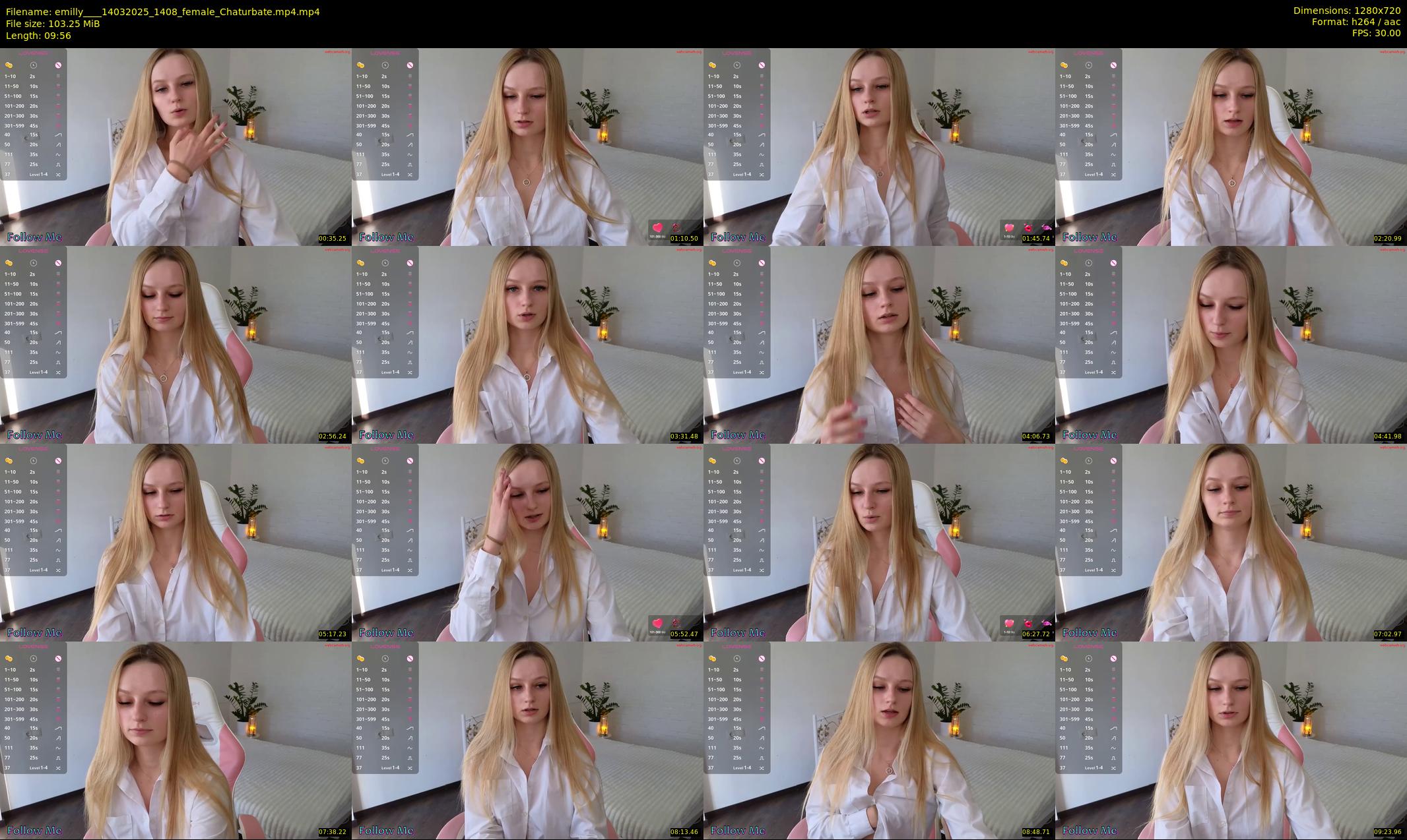 emilly___ — 10 minute Chaturbate female cam show recording, 720p, Mar 14, 2025