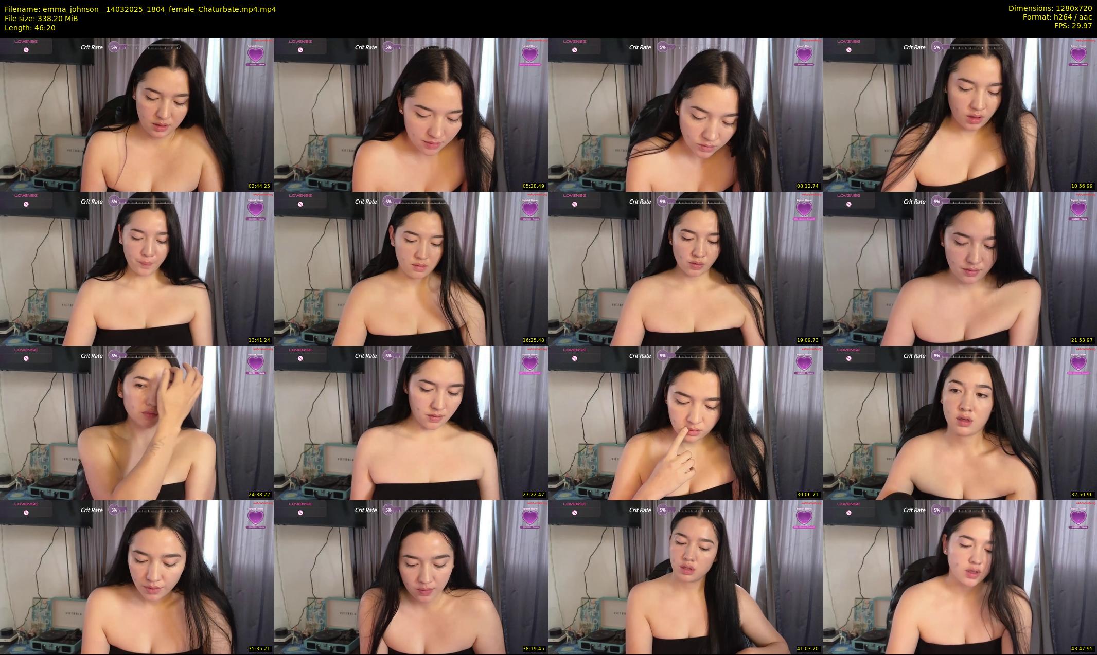 emma_johnson_ — 47 minute Chaturbate female cam show recording, 720p, Mar 14, 2025