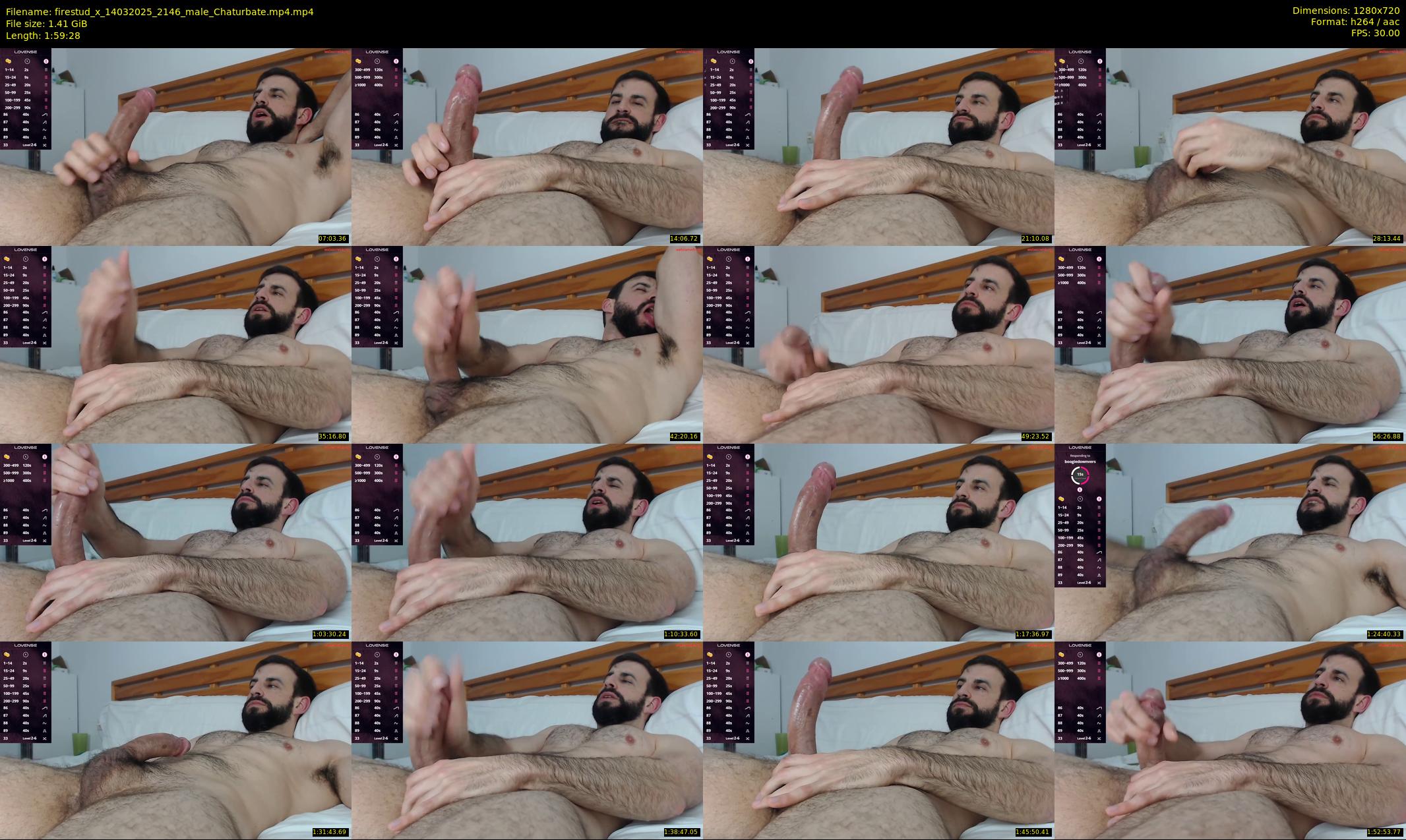 firestud_x — 120 minute Chaturbate male cam show recording, 720p, Mar 14, 2025