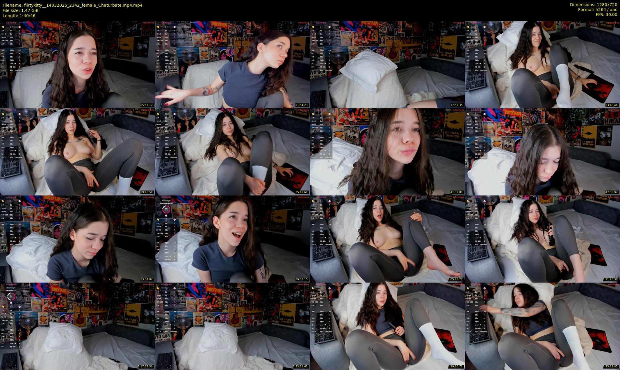 flirtykitty_ — 101 minute Chaturbate female cam show recording, 720p, Mar 14, 2025