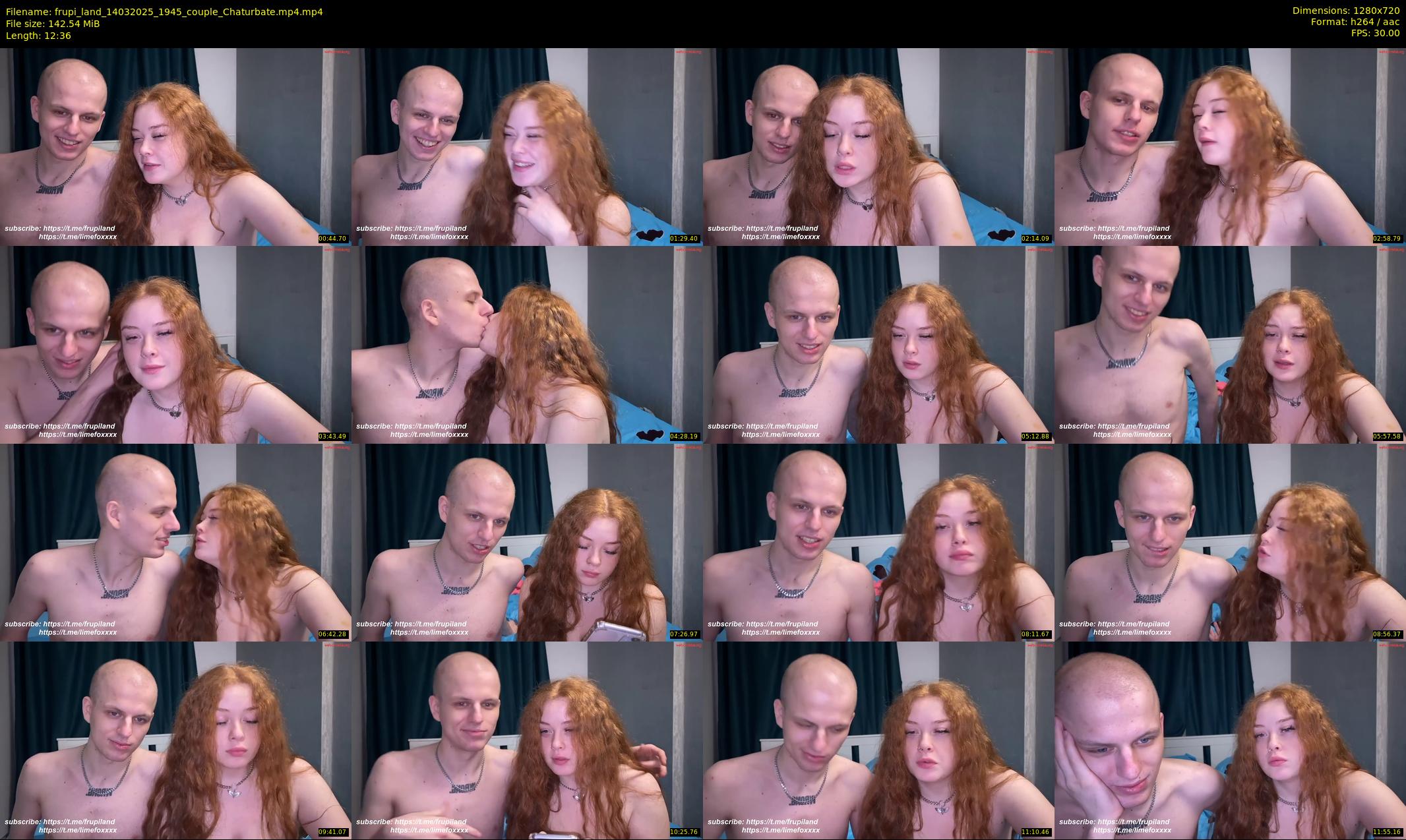 frupi_land — 13 minute Chaturbate couple cam show recording, 720p, Mar 14, 2025
