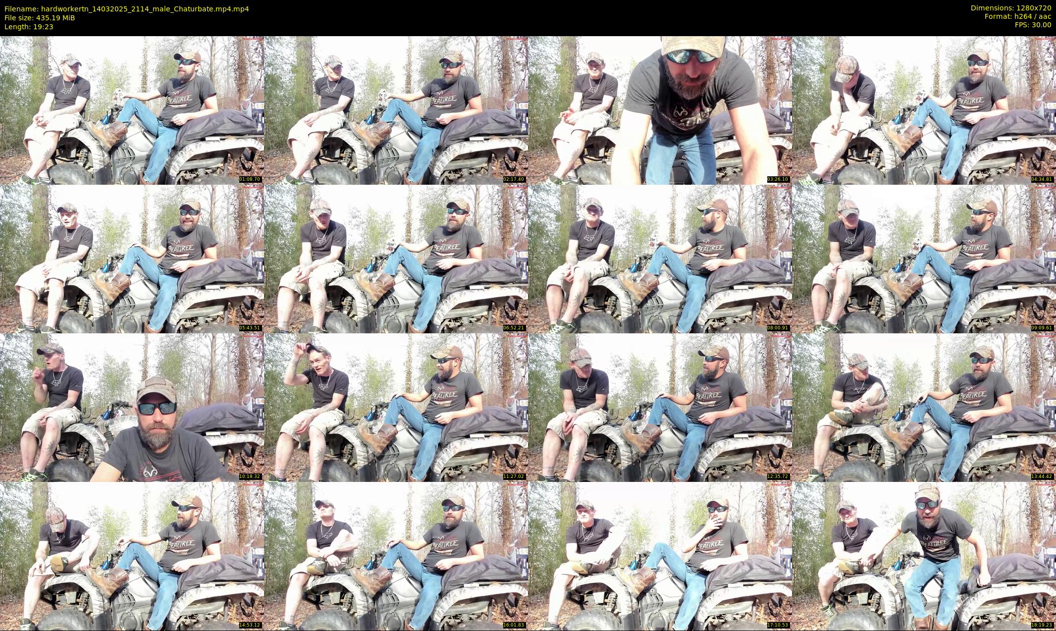 hardworkertn — 20 minute Chaturbate male cam show recording, 720p, Mar 14, 2025