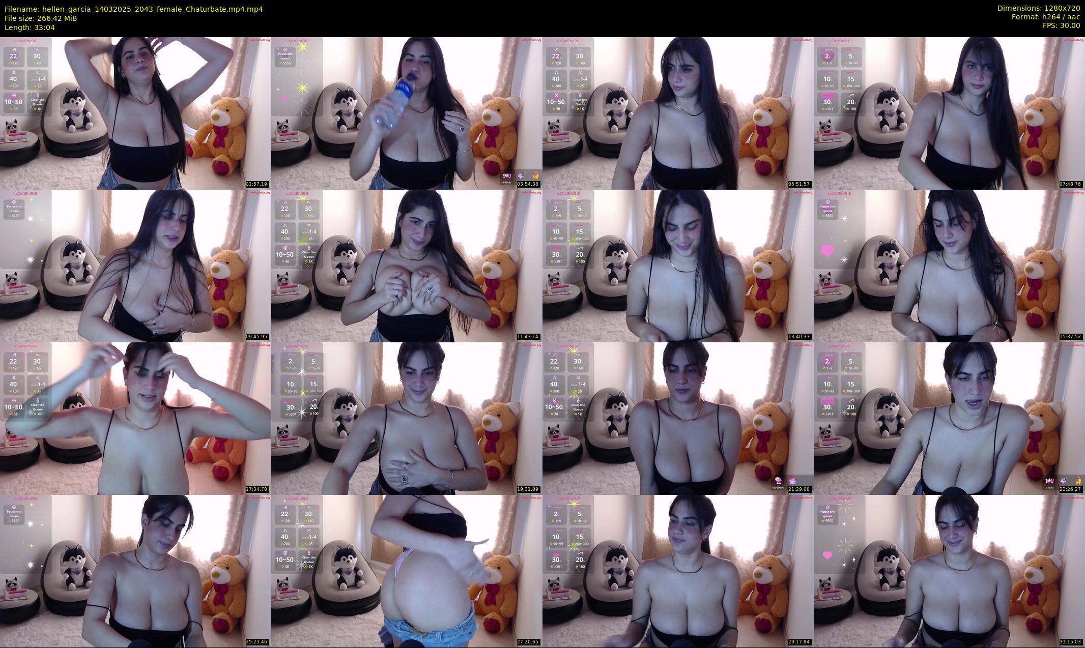 hellen_garcia — 34 minute Chaturbate female cam show recording, 720p, Mar 14, 2025