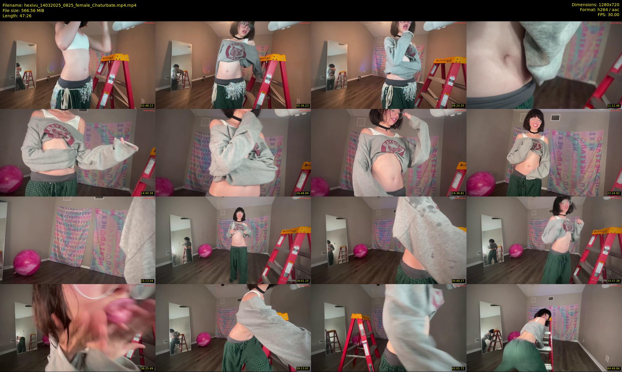 hexivu — 48 minute Chaturbate female cam show recording, 720p, Mar 14, 2025