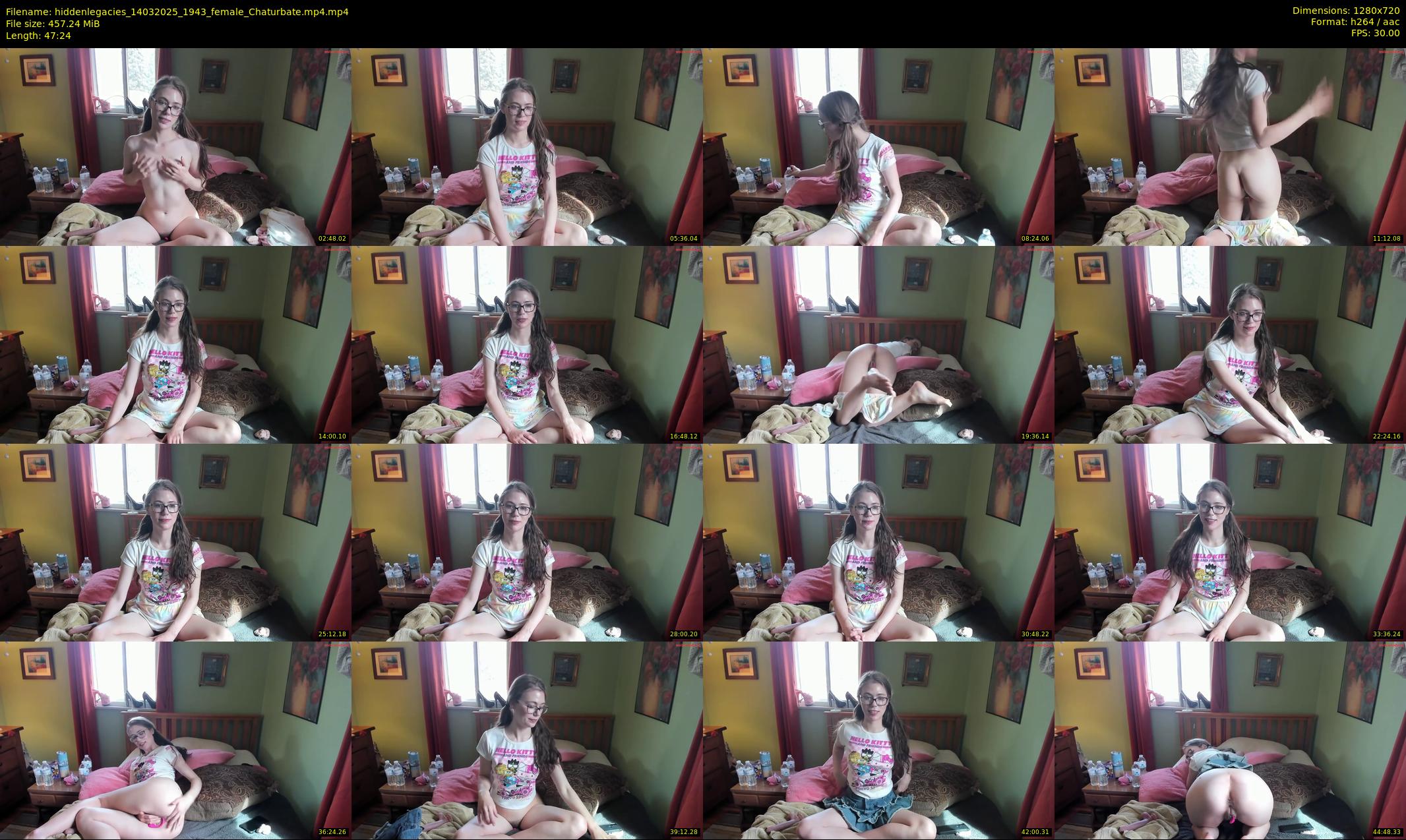 hiddenlegacies — 48 minute Chaturbate female cam show recording, 720p, Mar 14, 2025