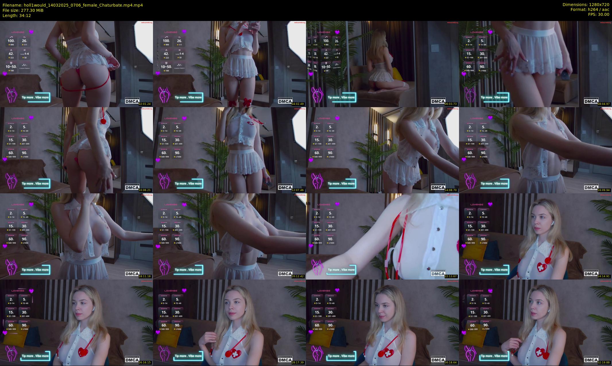 holl1would — 35 minute Chaturbate female cam show recording, 720p, Mar 14, 2025