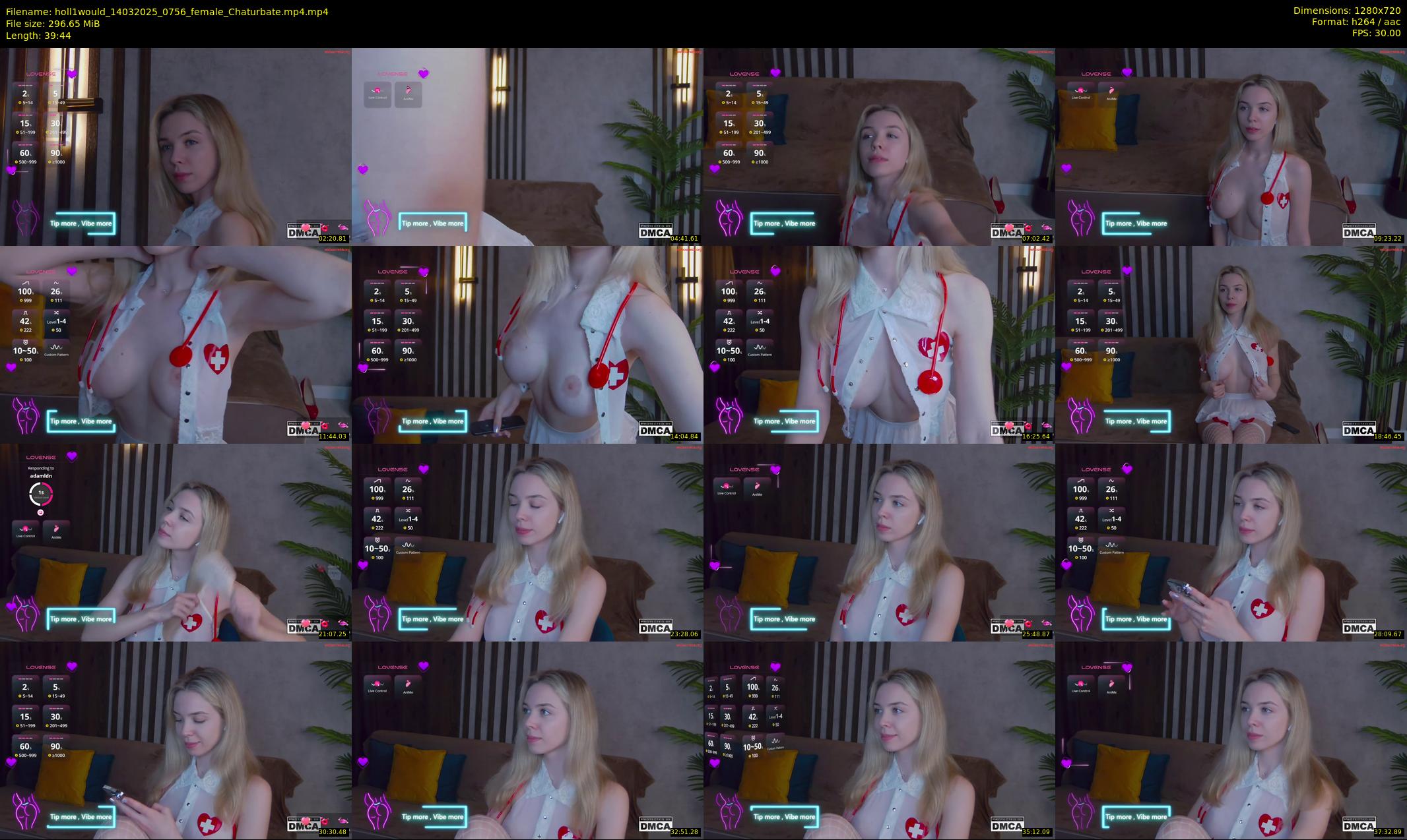 holl1would — 40 minute Chaturbate female cam show recording, 720p, Mar 14, 2025