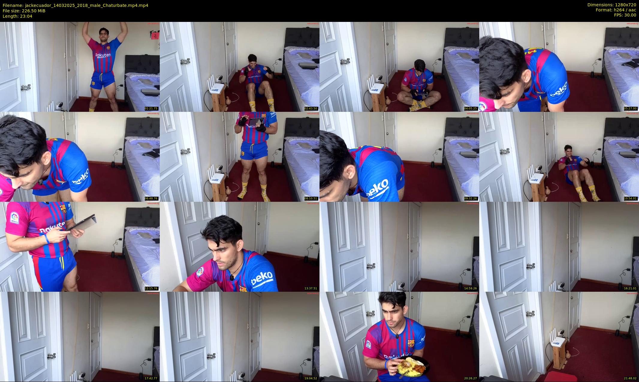 jackecuador — 24 minute Chaturbate male cam show recording, 720p, Mar 14, 2025