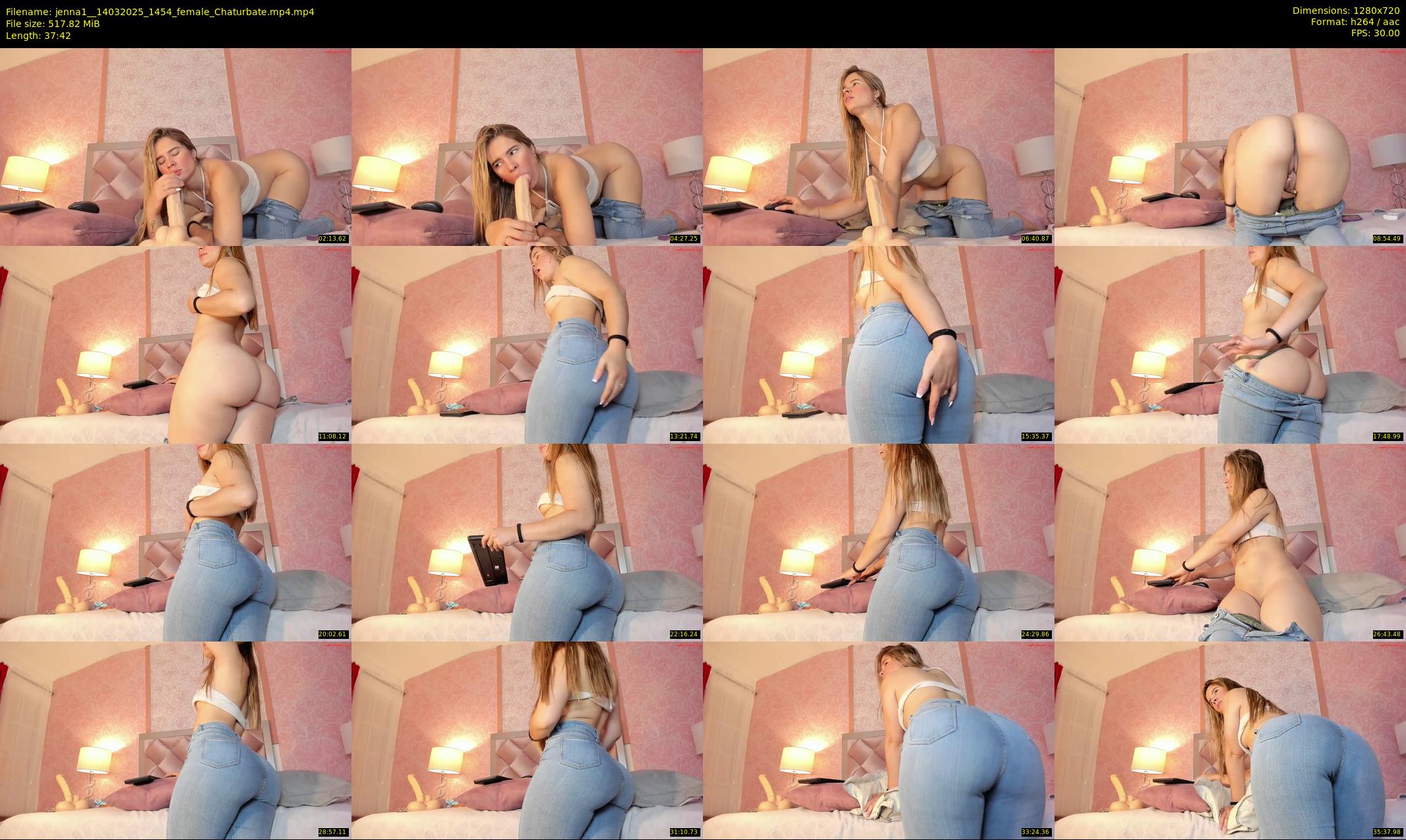 jenna1_ — 38 minute Chaturbate female cam show recording, 720p, Mar 14, 2025