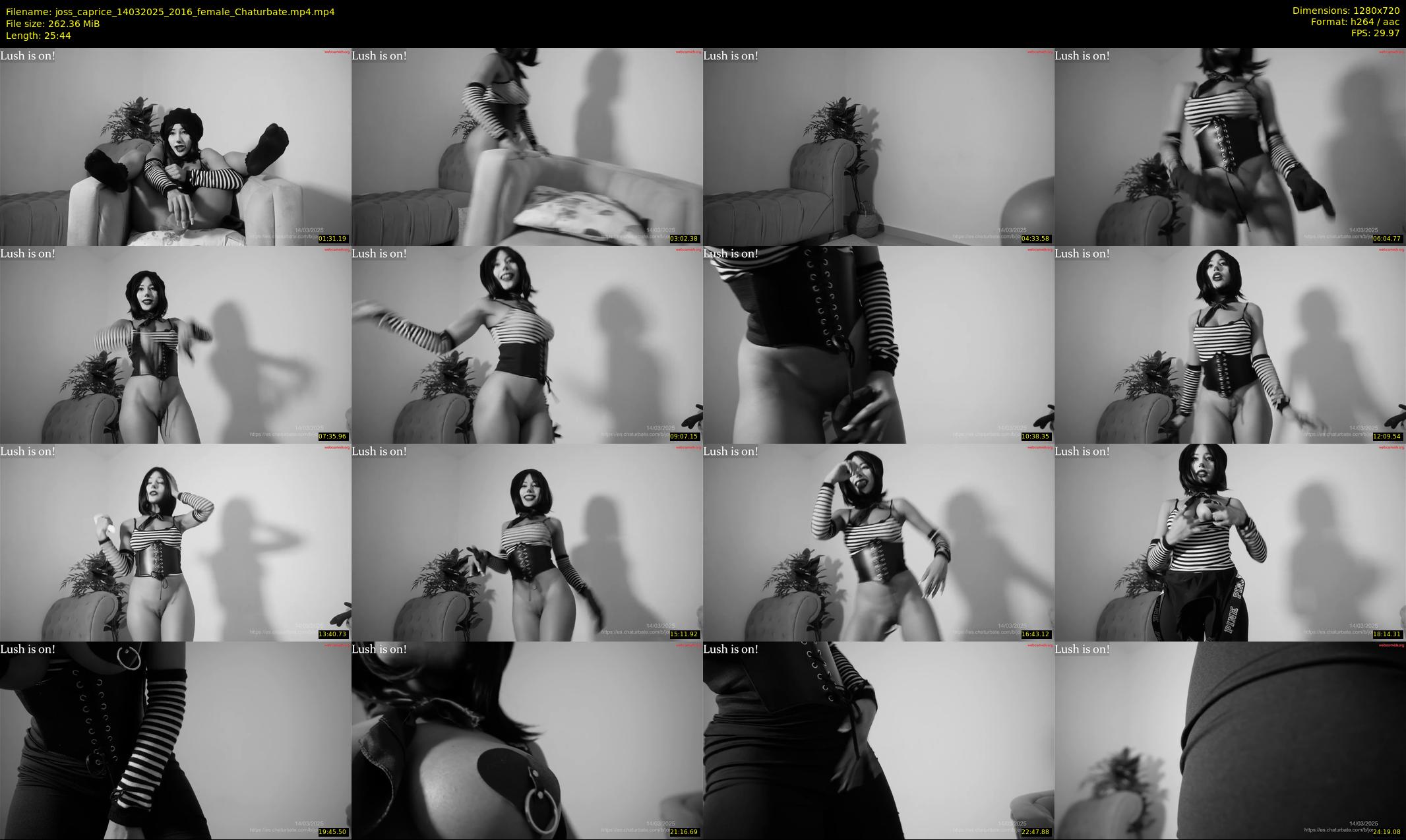 joss_caprice — 26 minute Chaturbate female cam show recording, 720p, Mar 14, 2025
