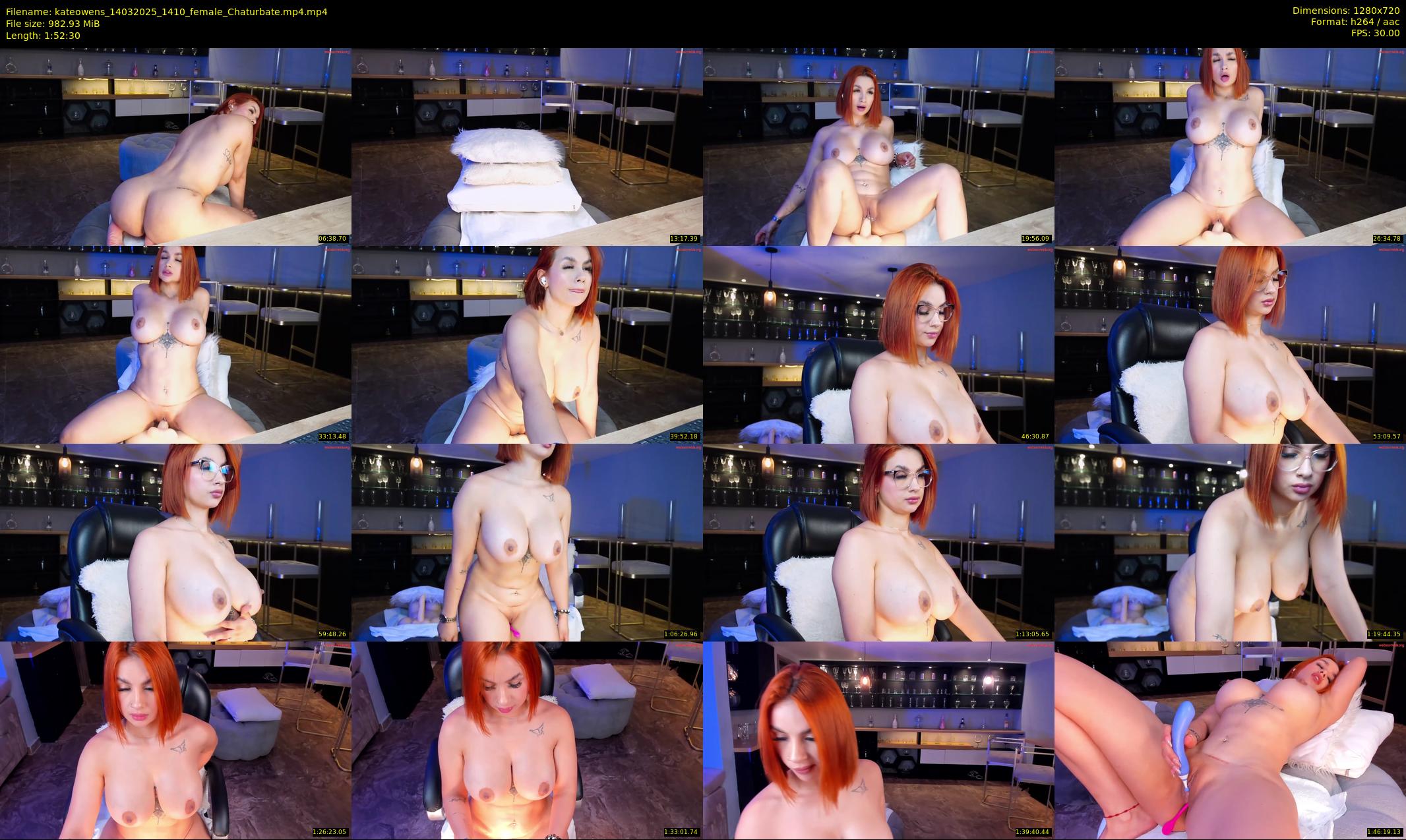 kateowens — 113 minute Chaturbate female cam show recording, 720p, Mar 14, 2025