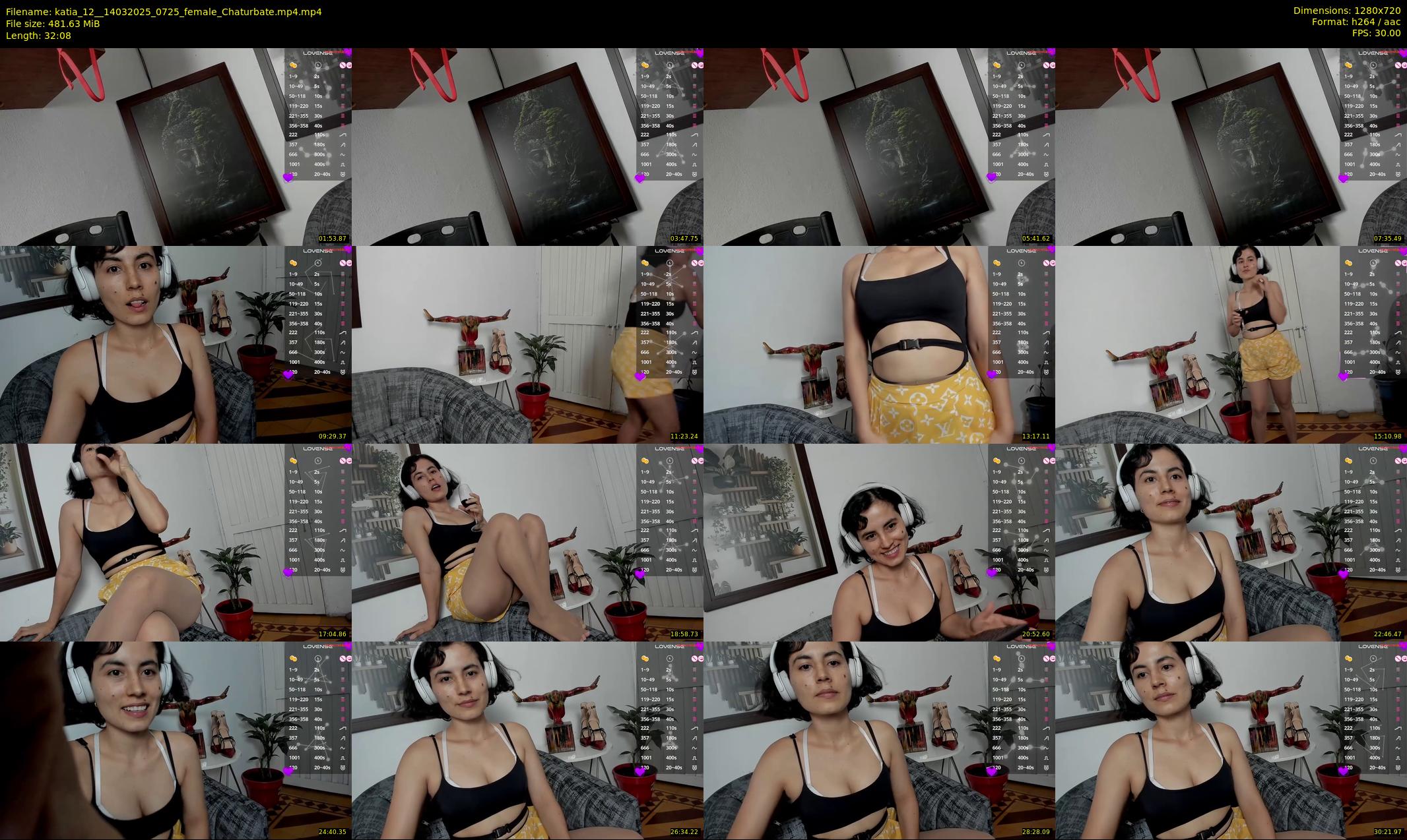 katia_12_ — 33 minute Chaturbate female cam show recording, 720p, Mar 14, 2025