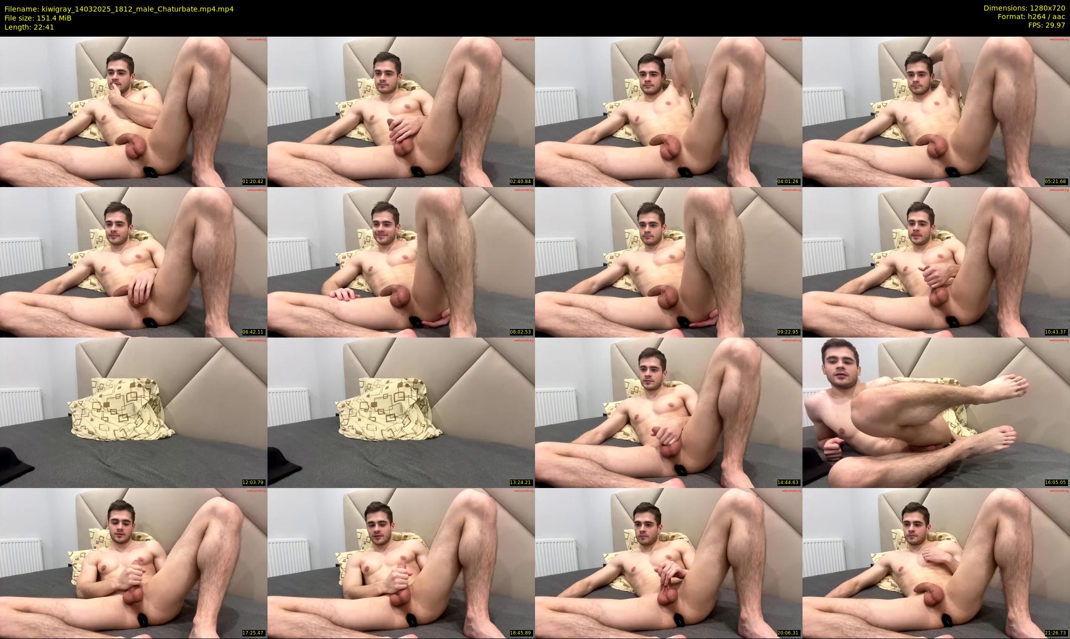 kiwigray — 23 minute Chaturbate male cam show recording, 720p, Mar 14, 2025