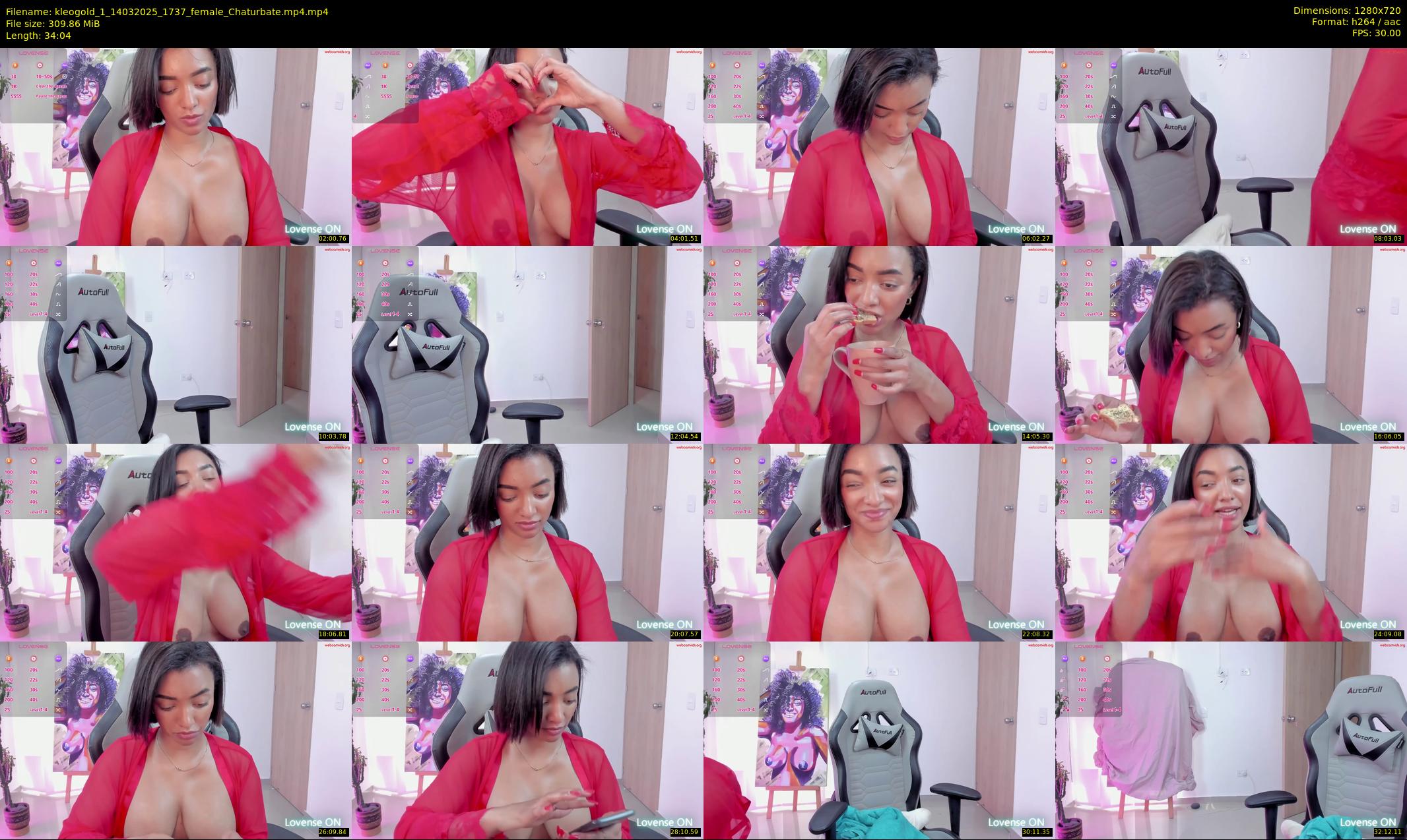kleogold_1 — 35 minute Chaturbate female cam show recording, 720p, Mar 14, 2025