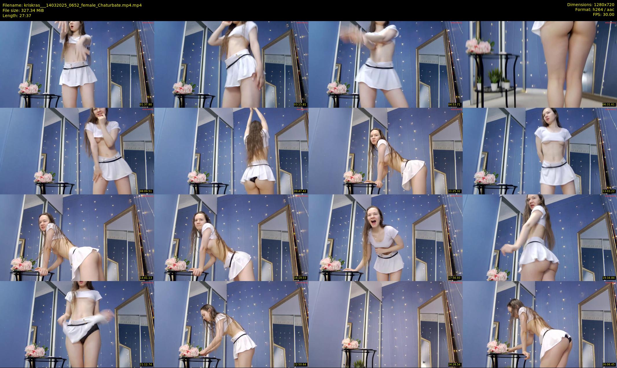 kriskras__ — 28 minute Chaturbate female cam show recording, 720p, Mar 14, 2025