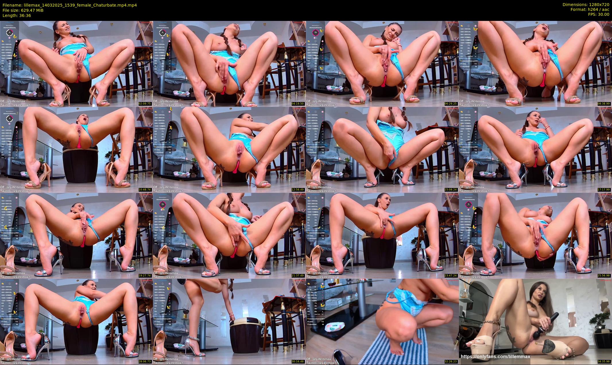 lillemax — 37 minute Chaturbate female cam show recording, 720p, Mar 14, 2025