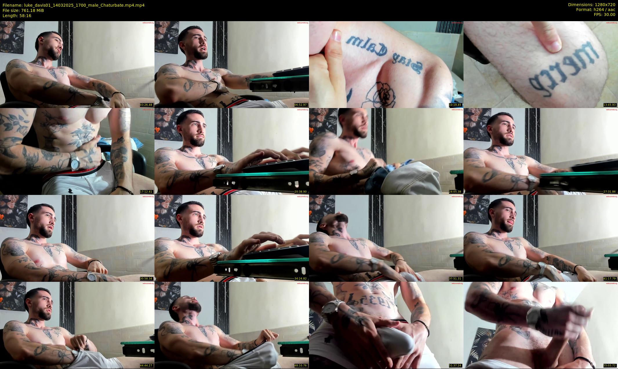luke_davis01 — 59 minute Chaturbate male cam show recording, 720p, Mar 14, 2025