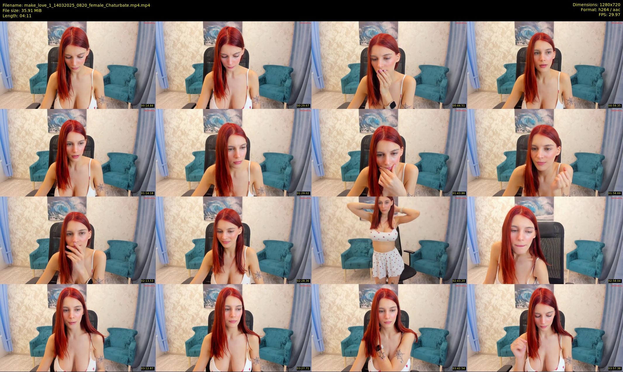 make_love_1 — 5 minute Chaturbate female cam show recording, 720p, Mar 14, 2025