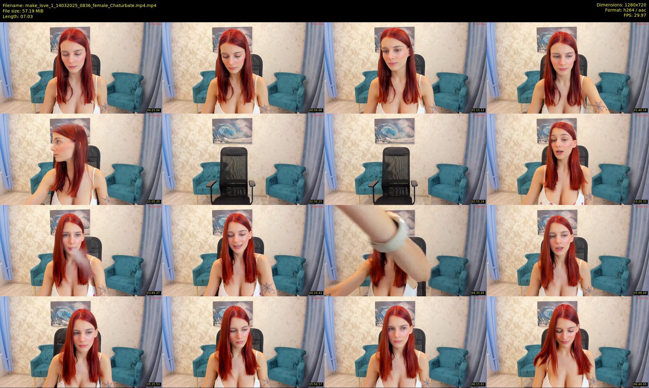 make_love_1 — 8 minute Chaturbate female cam show recording, 720p, Mar 14, 2025