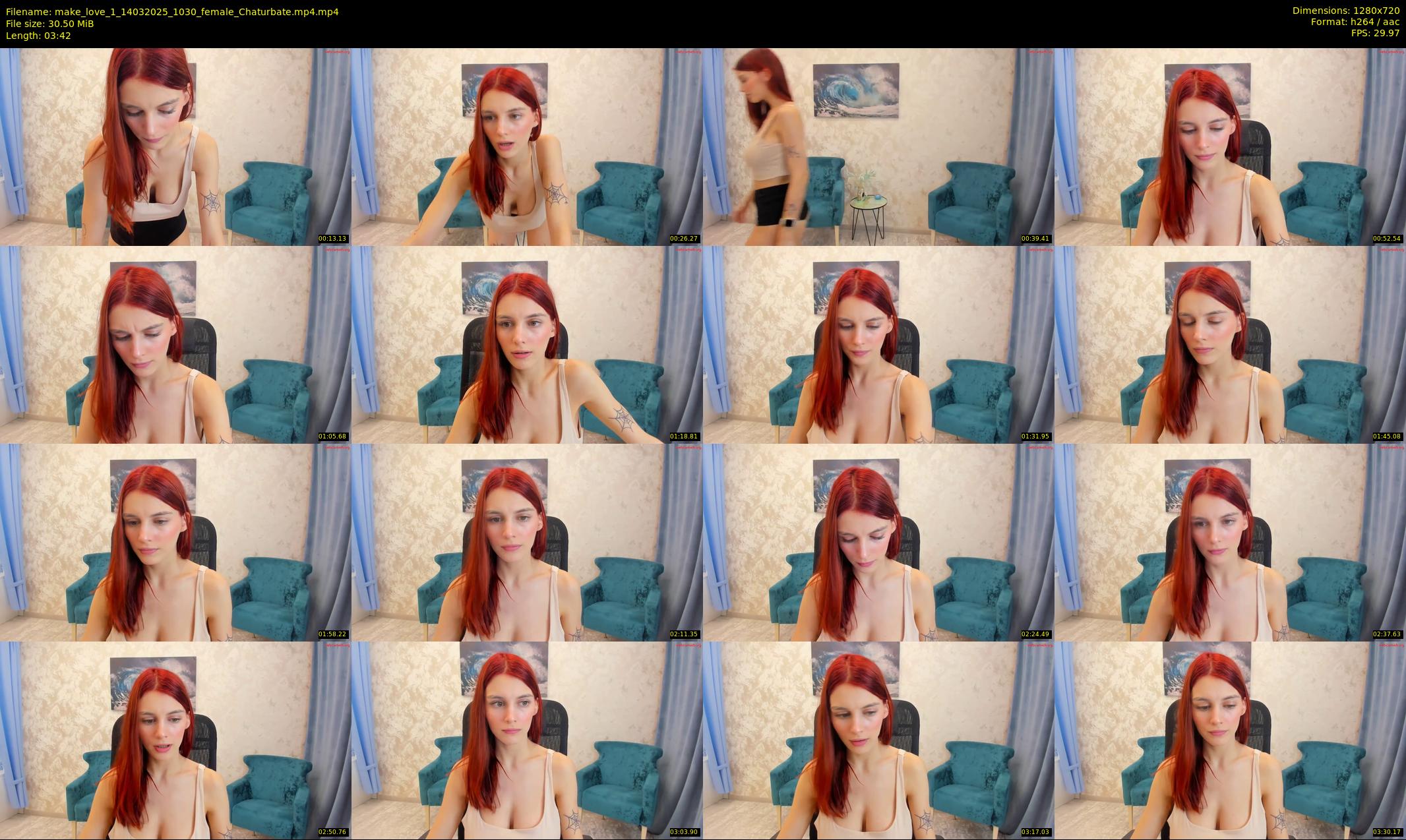 make_love_1 — 4 minute Chaturbate female cam show recording, 720p, Mar 14, 2025