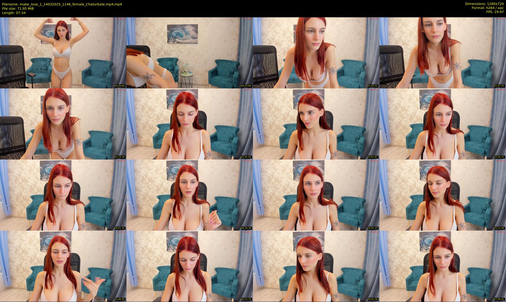 make_love_1 — 8 minute Chaturbate female cam show recording, 720p, Mar 14, 2025