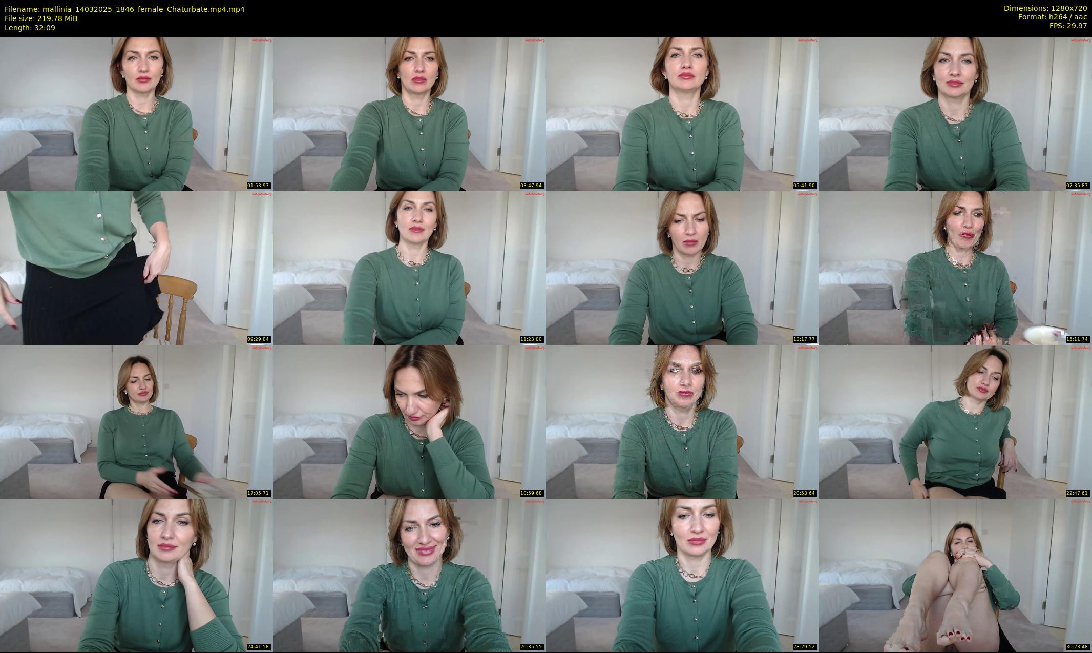 mallinia — 33 minute Chaturbate female cam show recording, 720p, Mar 14, 2025
