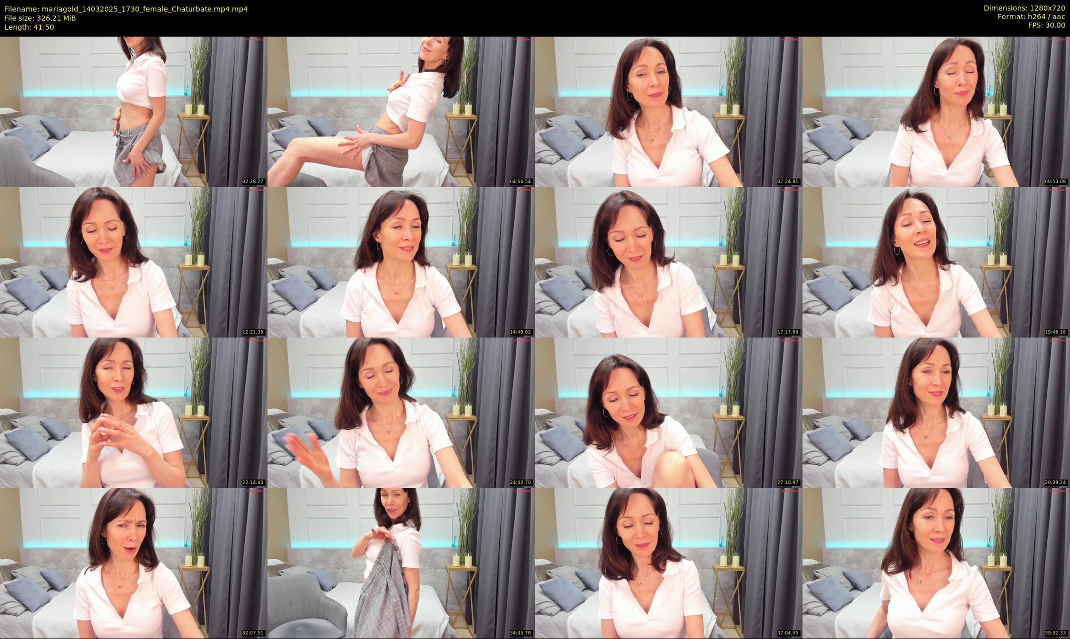 mariagold — 42 minute Chaturbate female cam show recording, 720p, Mar 14, 2025