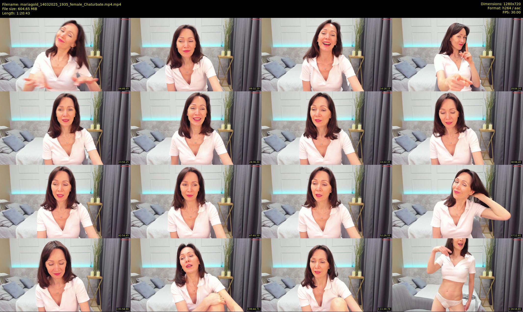 mariagold — 81 minute Chaturbate female cam show recording, 720p, Mar 14, 2025
