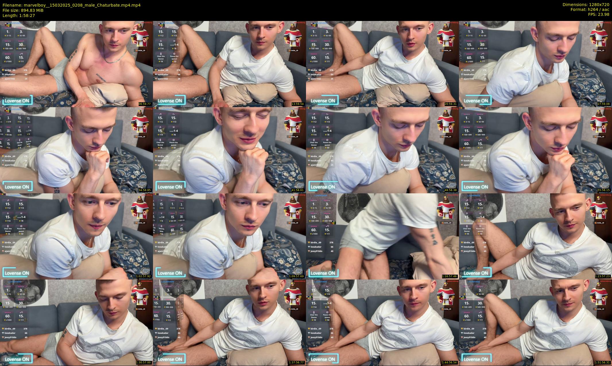 marvelboy_ — 119 minute Chaturbate male cam show recording, 720p, Mar 15, 2025